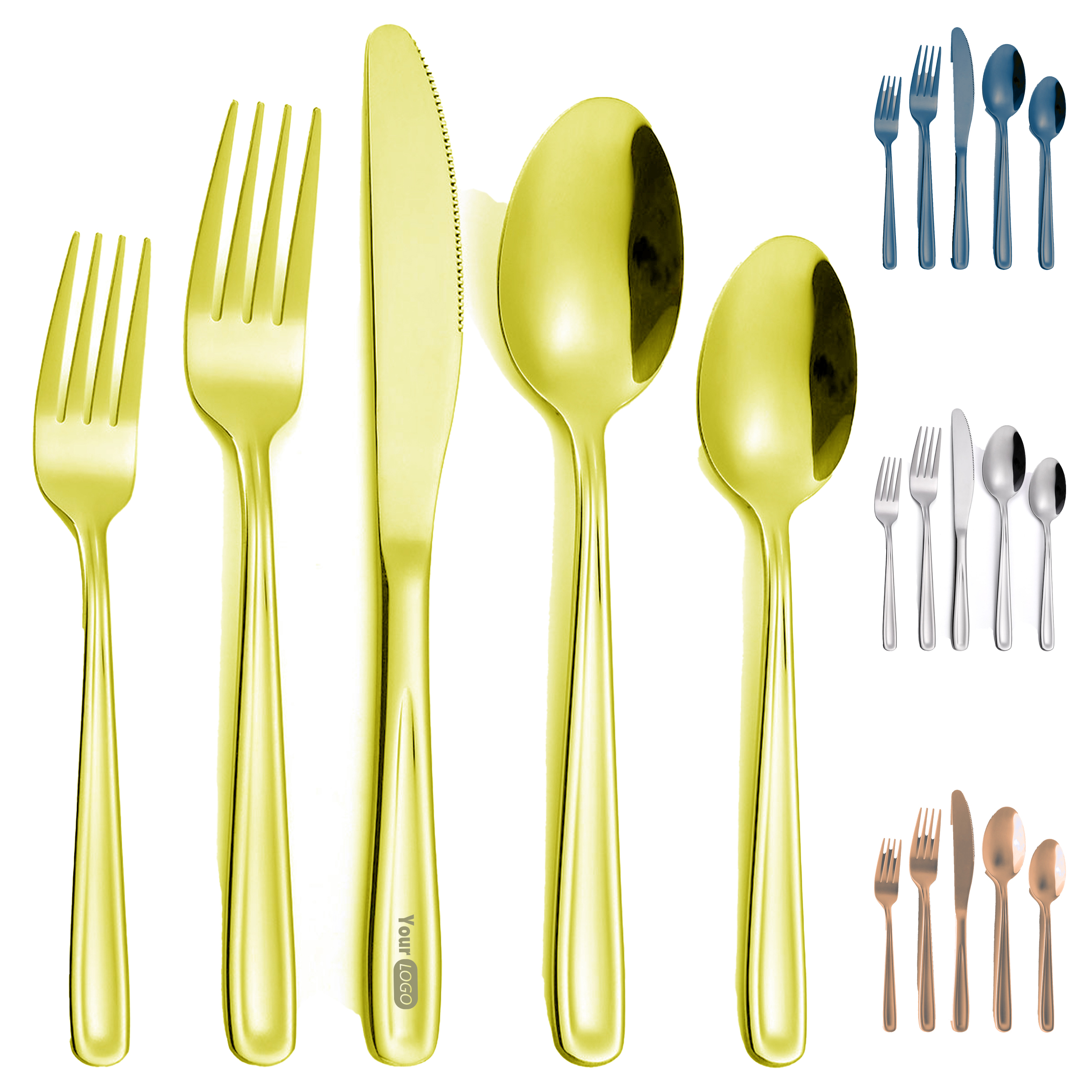 Stainless Steel Household Tableware Set 2