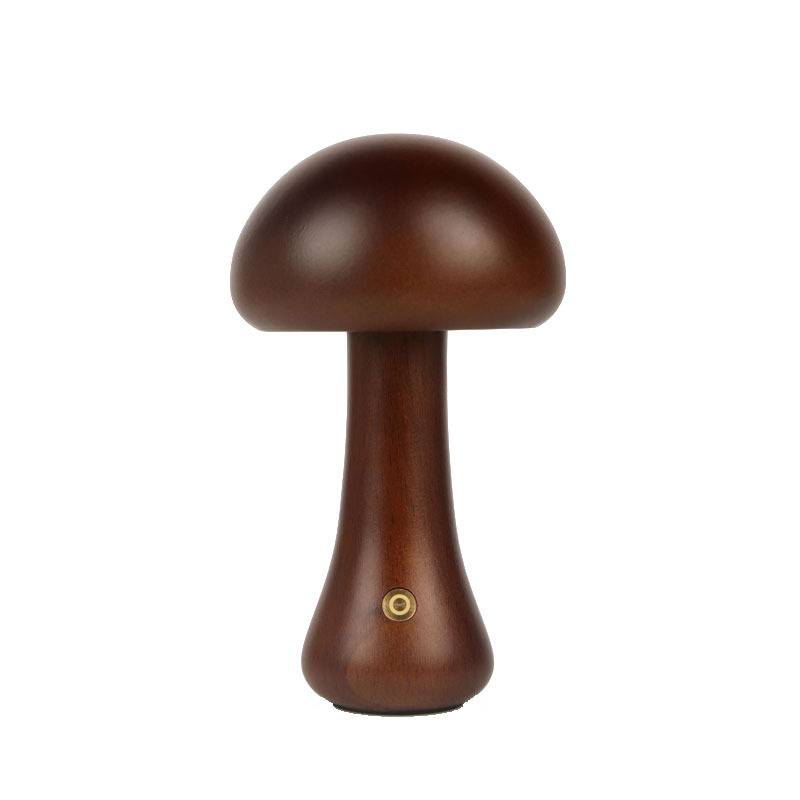 Wood LED Mushroom Mini Table Lamp 4