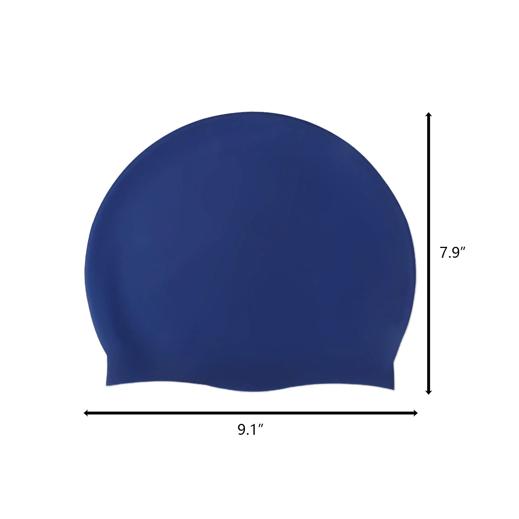 Classic Unisex Soft Silicone Swim Cap 9
