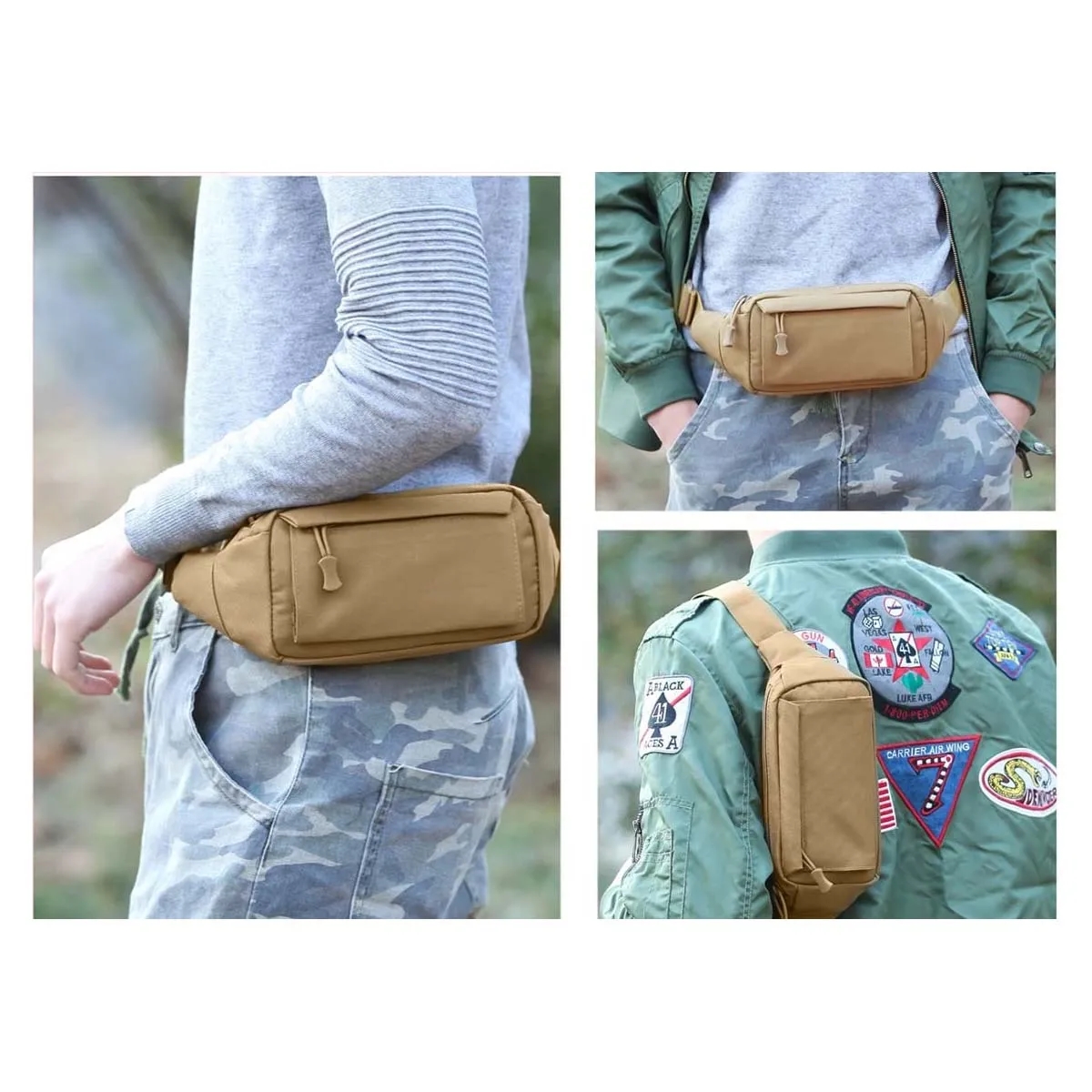 Durable Small Fanny Packs for Men Women 3