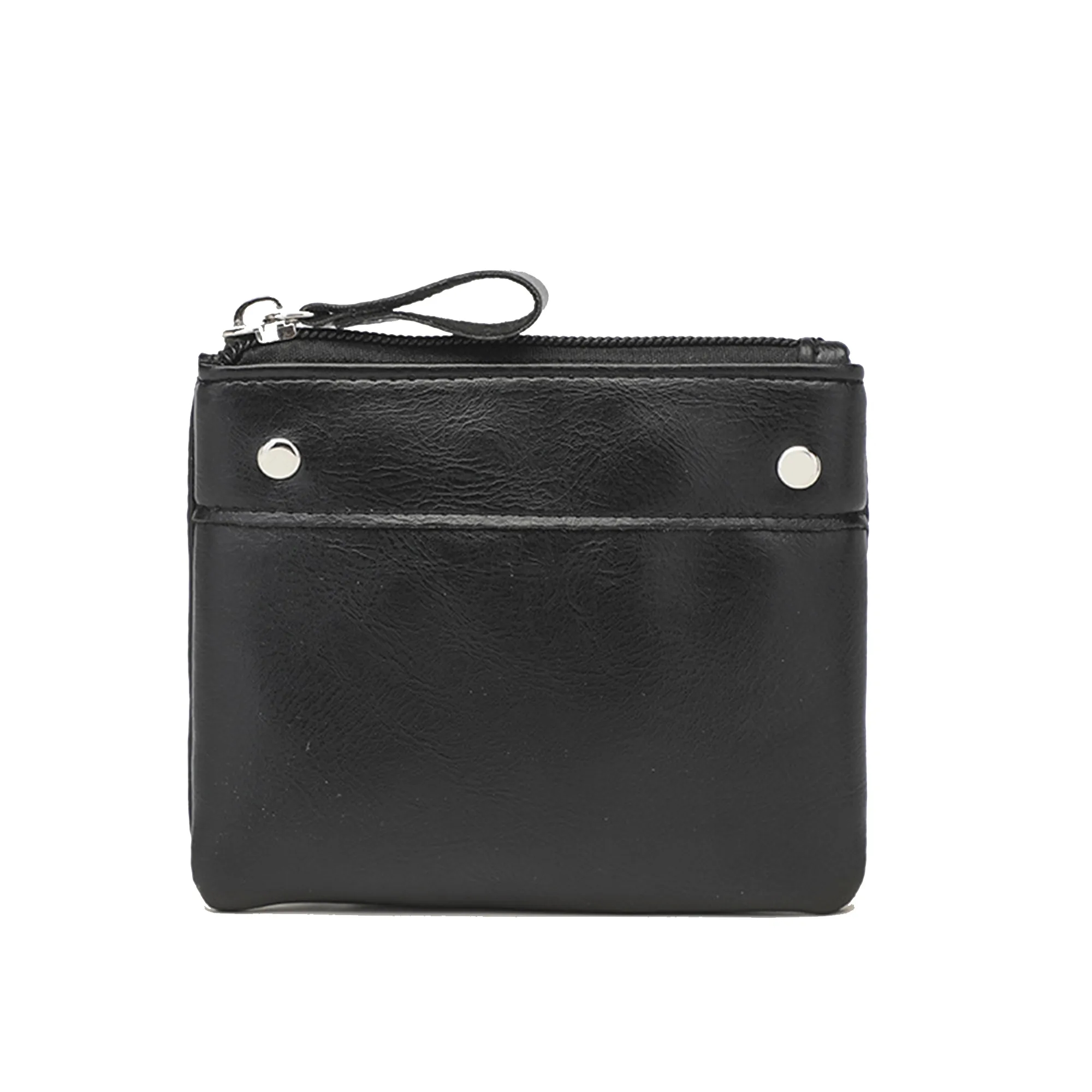 Vintage PU Coin Bag With Zipper 2