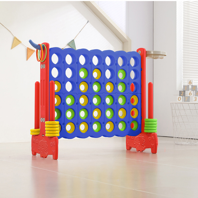 4-to-Score Game Set, 4-in-A-Row Jumbo w/Basketball Hoop 3
