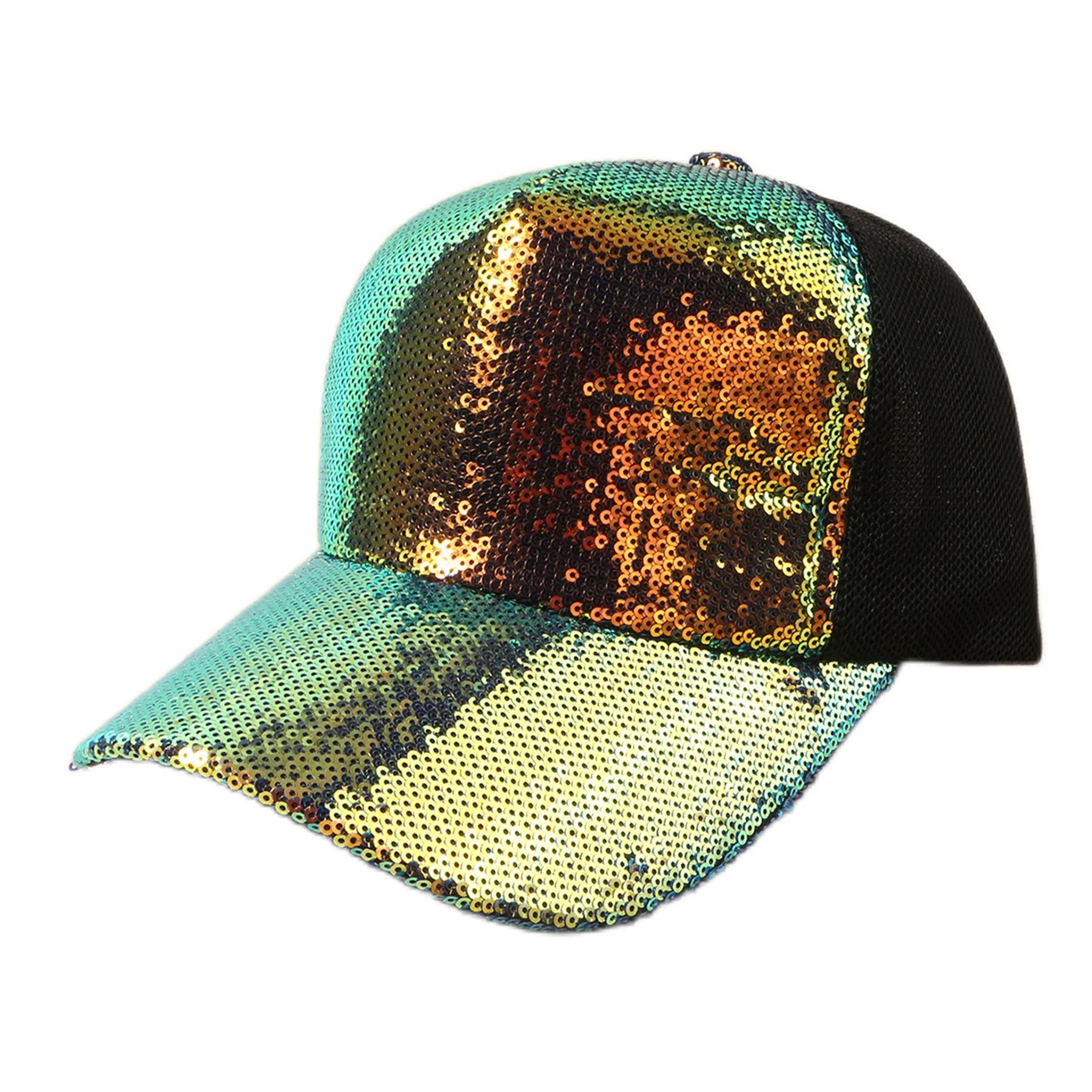 Laser Sequin Baseball Cap 2