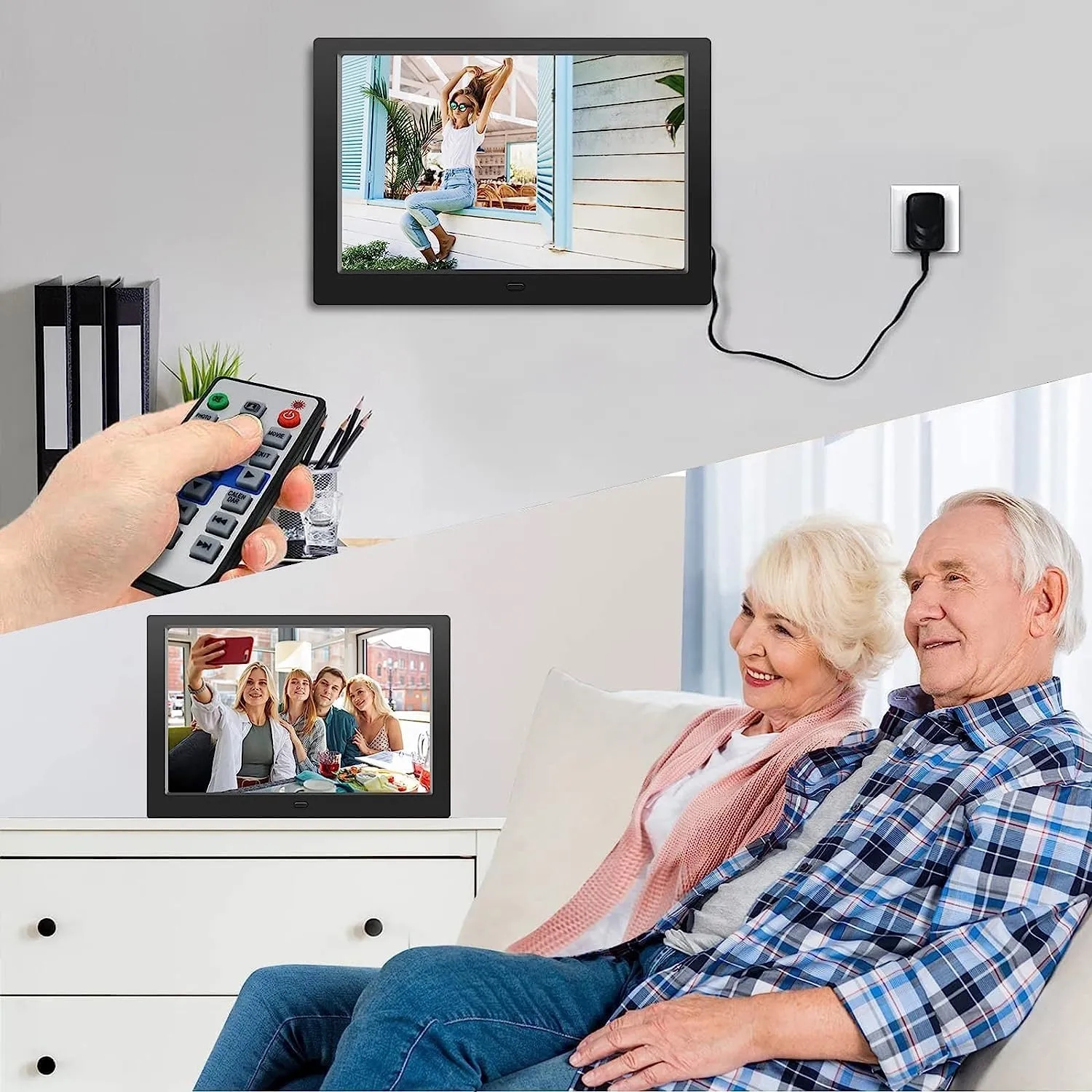 10.1 Inch USB Digital Picture Frame with Remote 6
