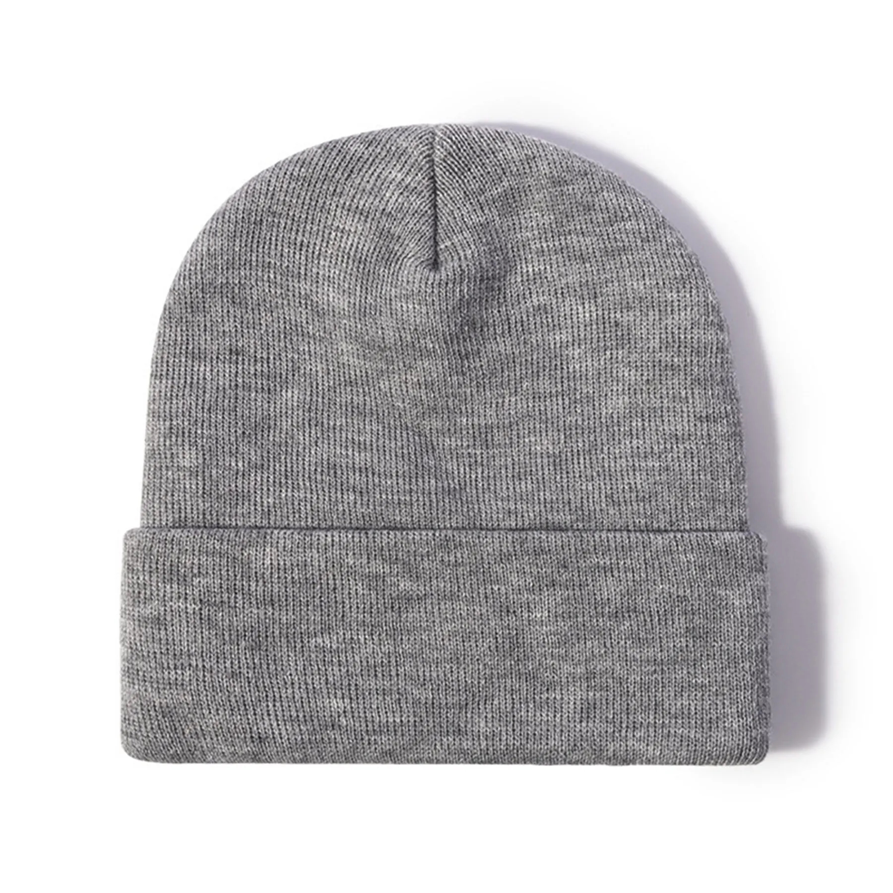 Embroidered Acrylic Knitted Beanie Hat 15