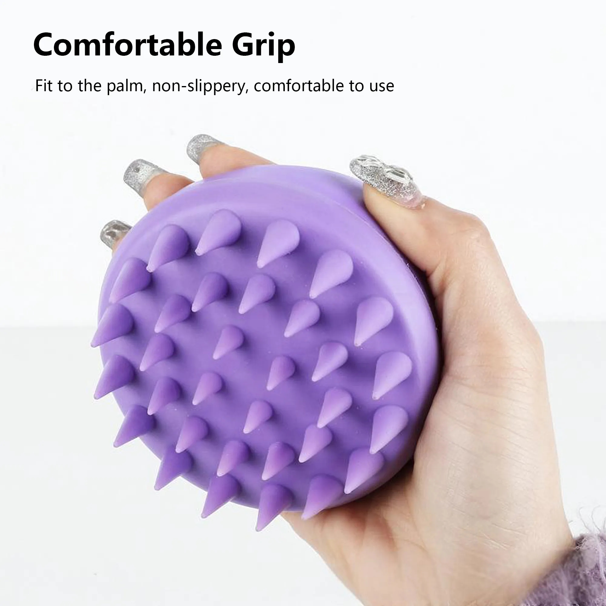 Silicone Hair Scrubbing Brush 2