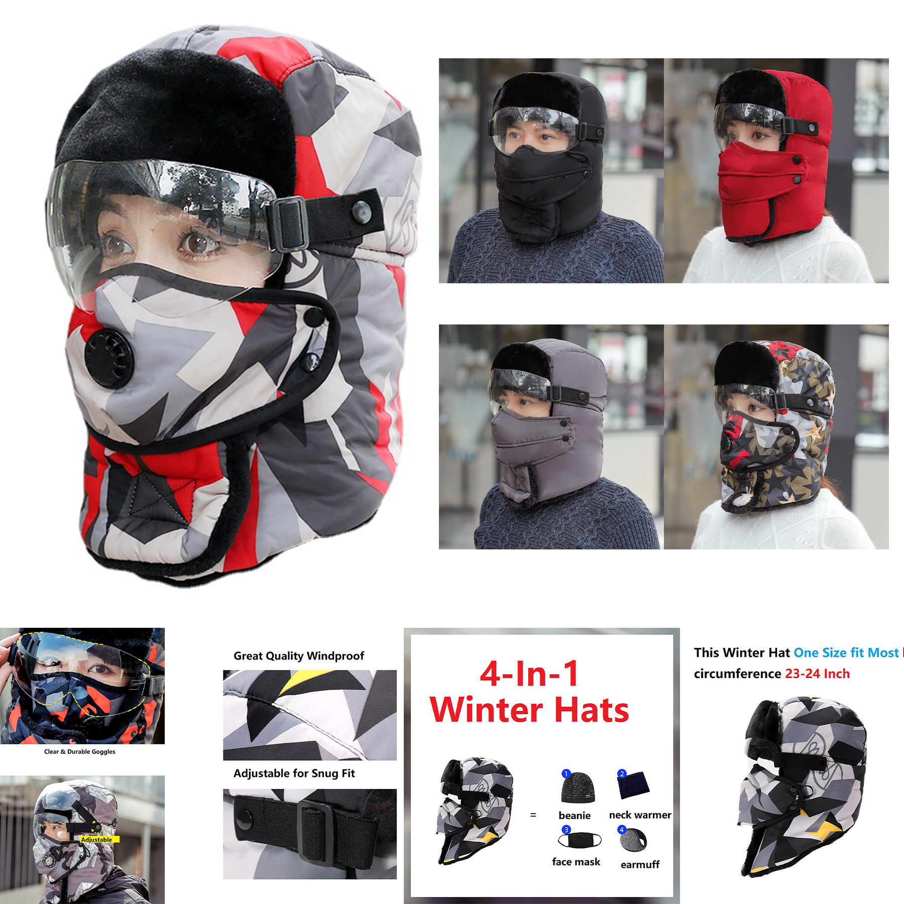 Winter Hats for Men Women 2