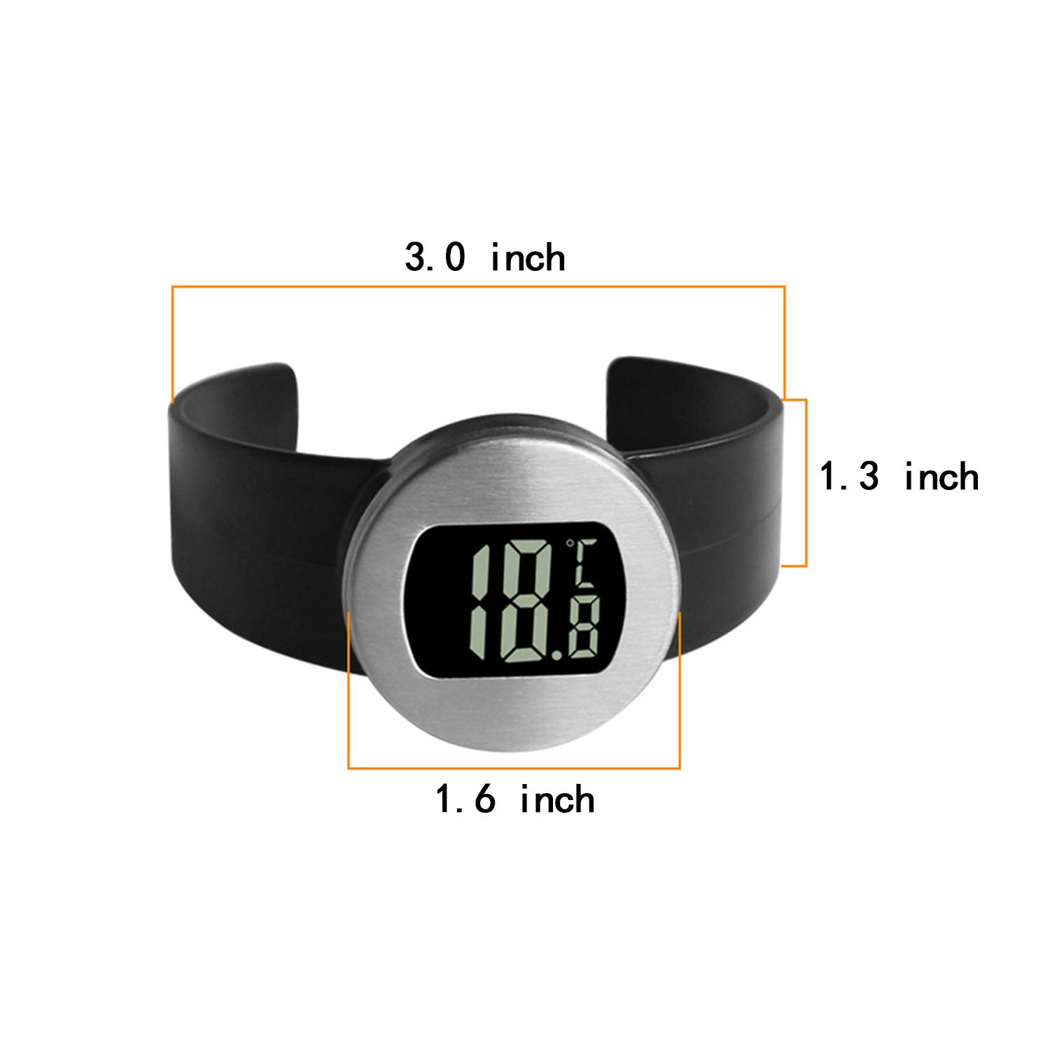 Digital Wine Bottle Thermometer Temperature Measure Monitor 3