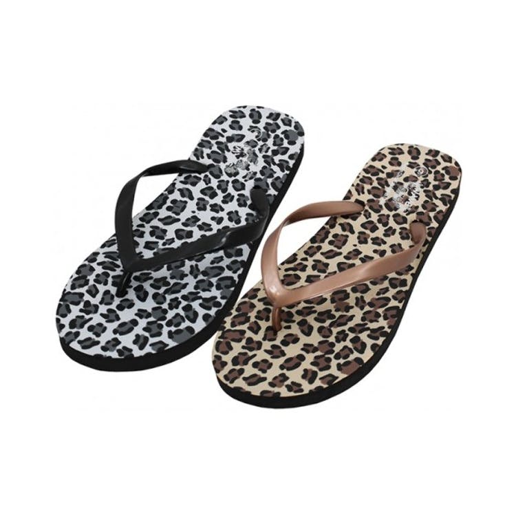 Women's EVA Flip Flops - Sizes 6-11 2 Animal Prints 1