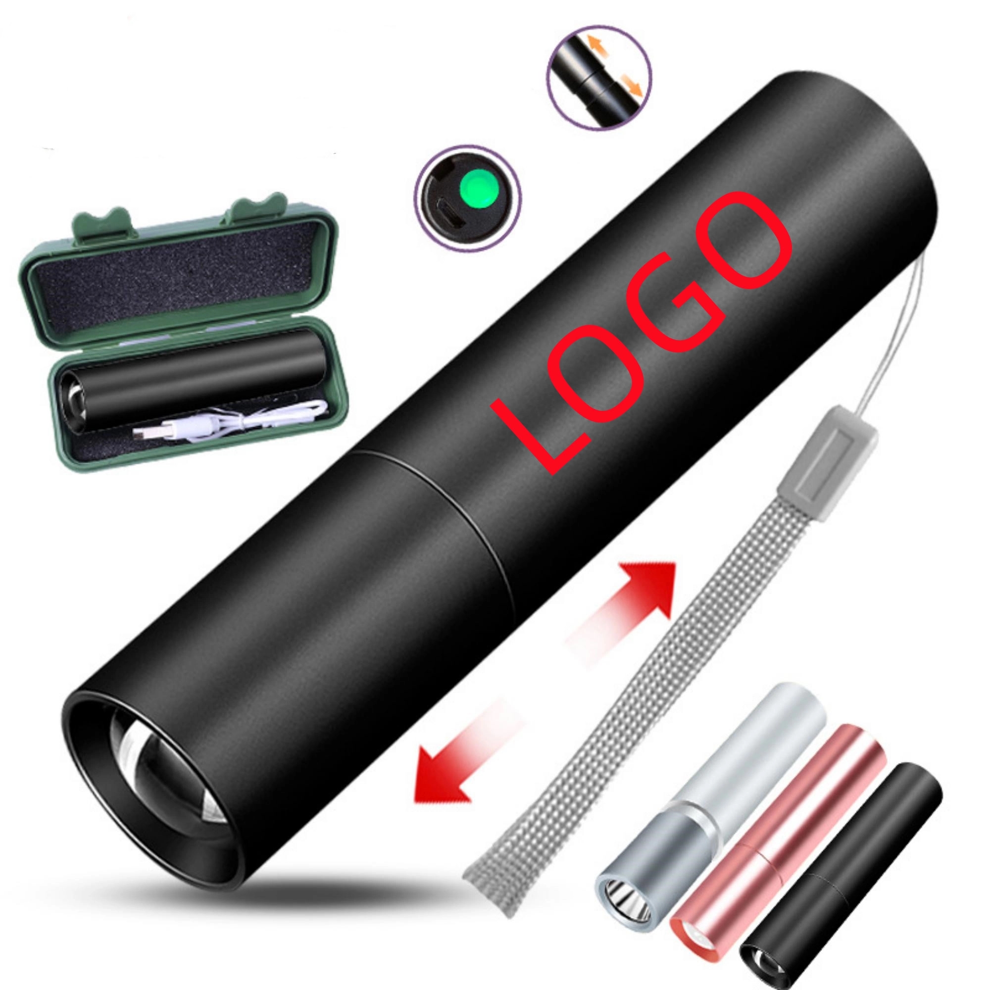 Pocket Mini LED Aluminum Flashlight 13