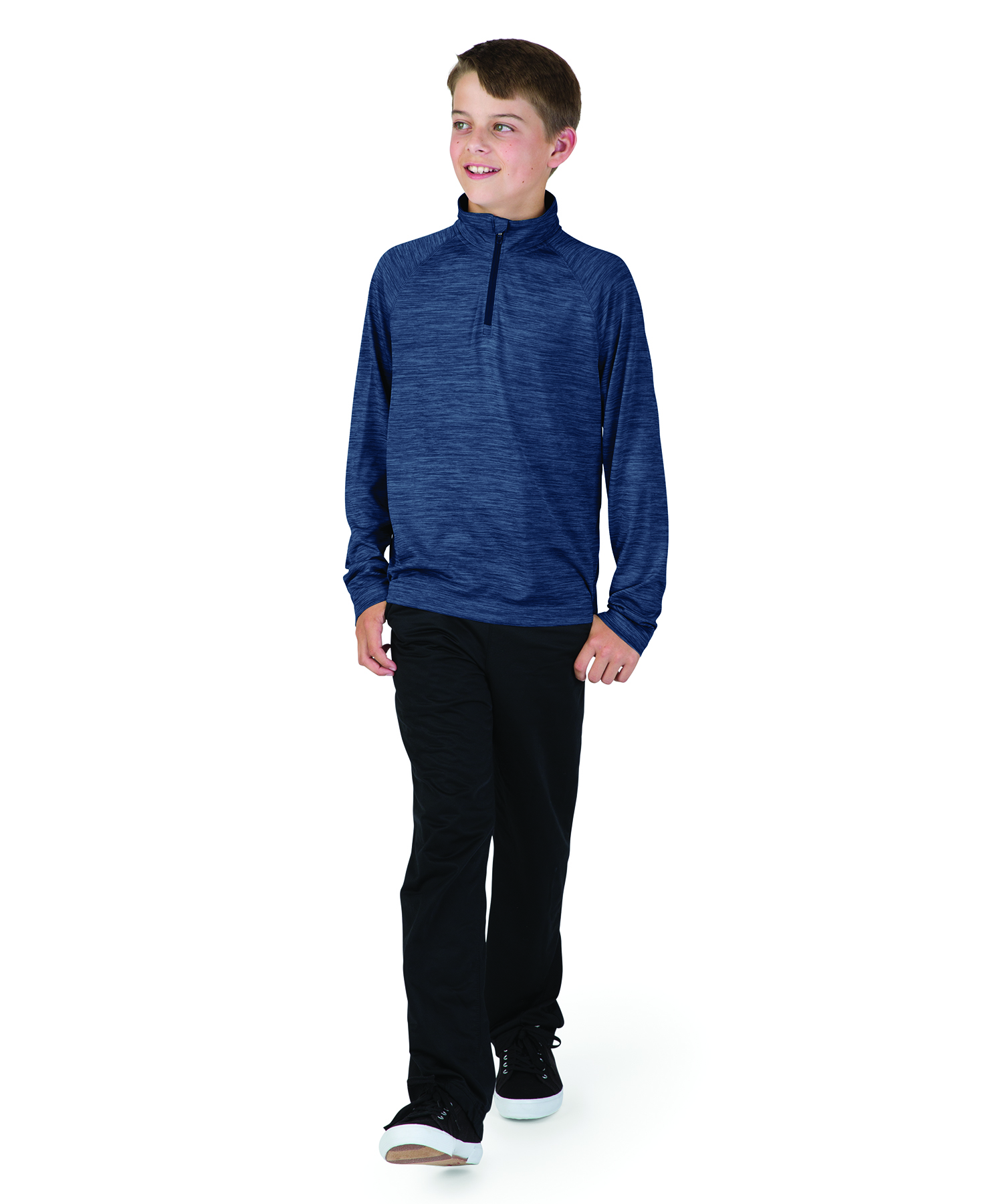 Youth Space Dye Performance Pullover 64