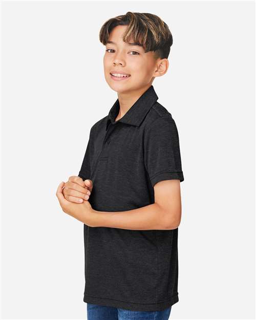 Youth Zone Sonic Heather Performance Polo - TT51HY 8