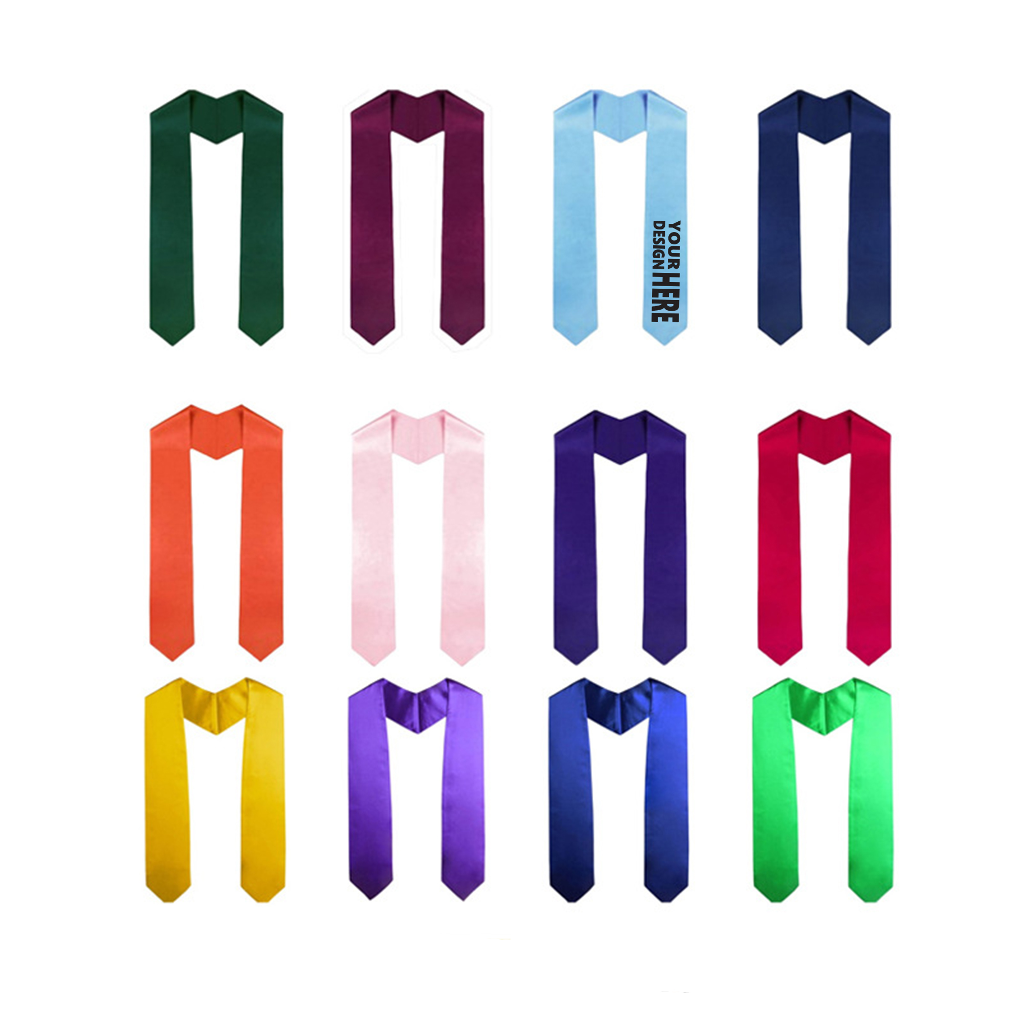 Satin Graduation Honor Stole For Academic Ceremony 2