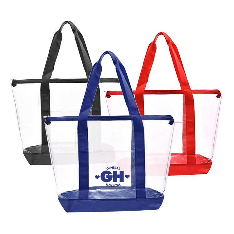 Clear Zipper Tote 4