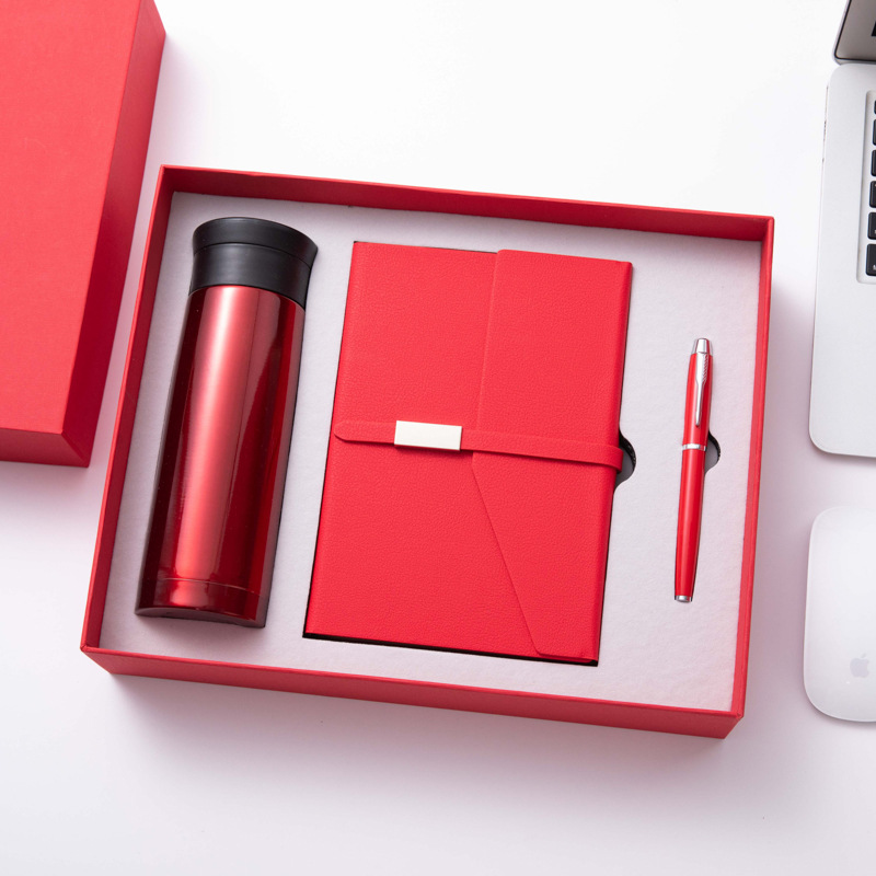 Thermos Cup Notebook Business Set / Ballpen 4