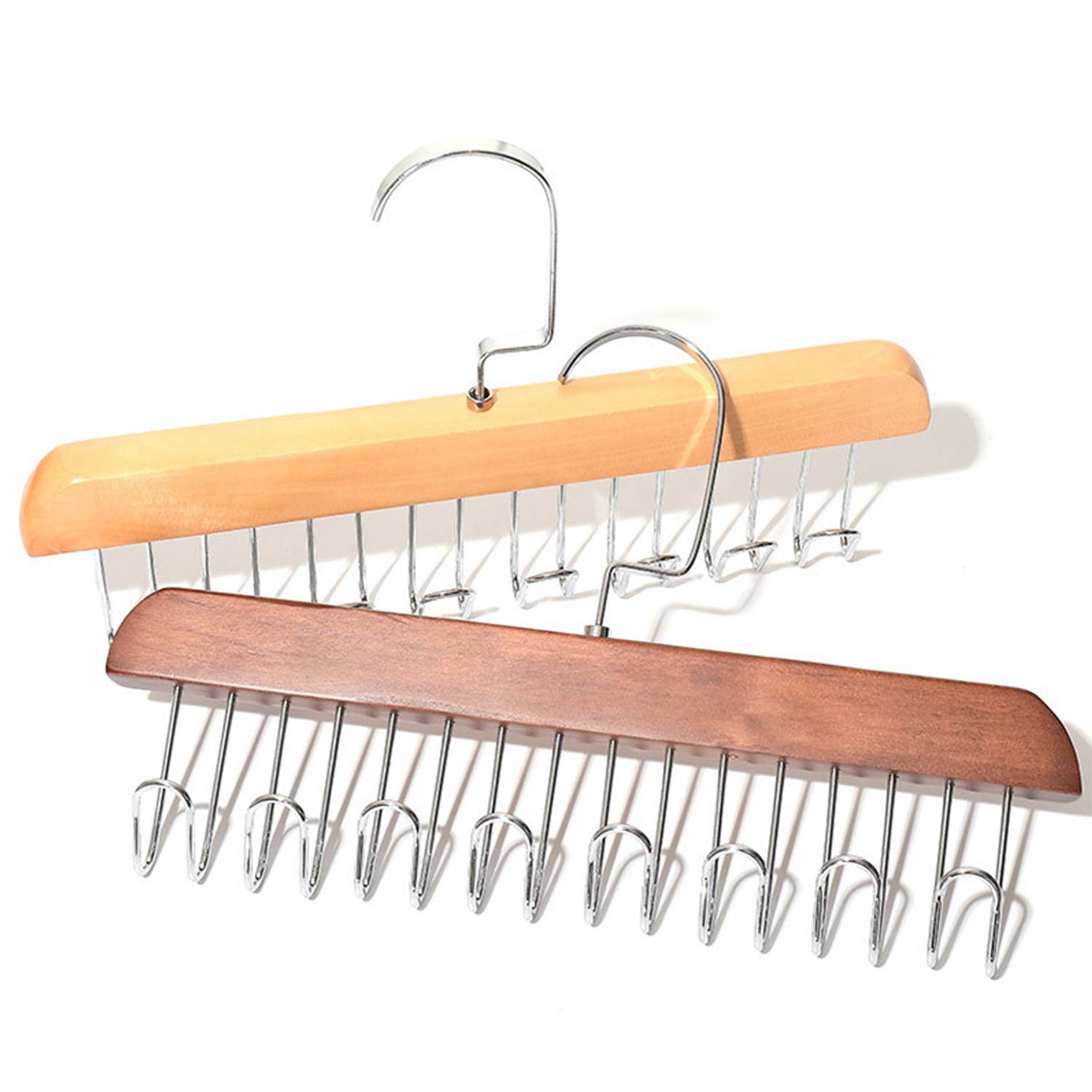Solid Wood Hanger With 12 Hooks 6