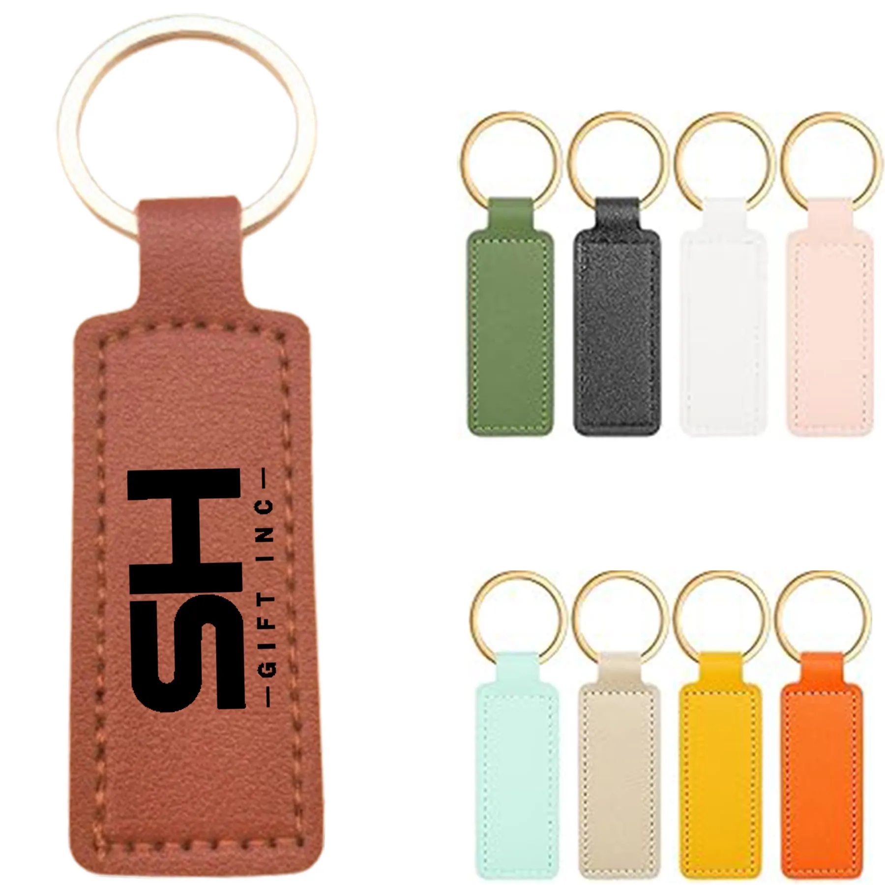 Personalized Leather Keychain 1