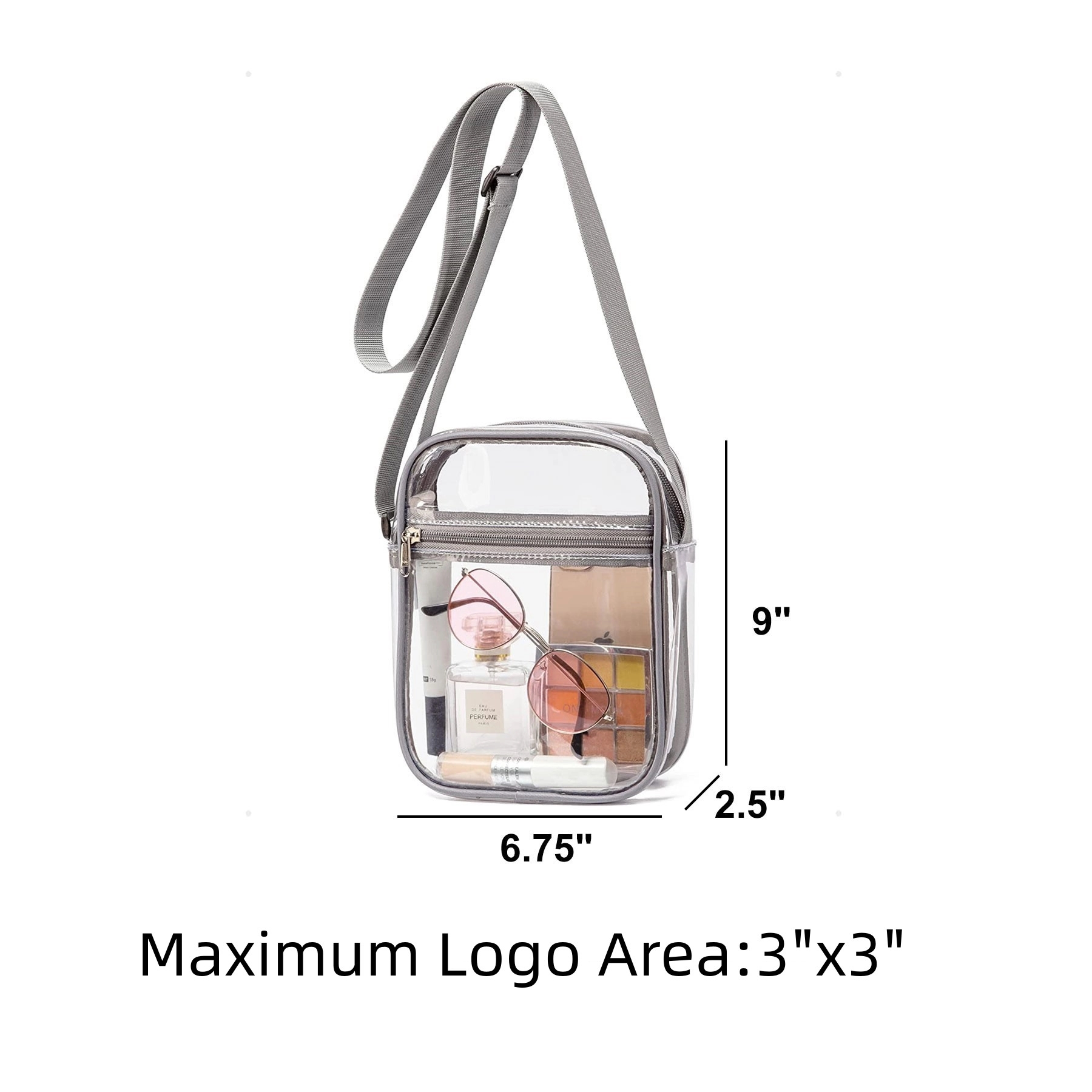 PVC Clear Purse Crossbody Bag 3