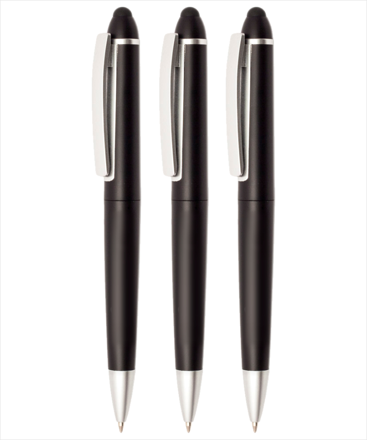 Union Printed - Flushing - Twister Pen with Stylus Tip 1