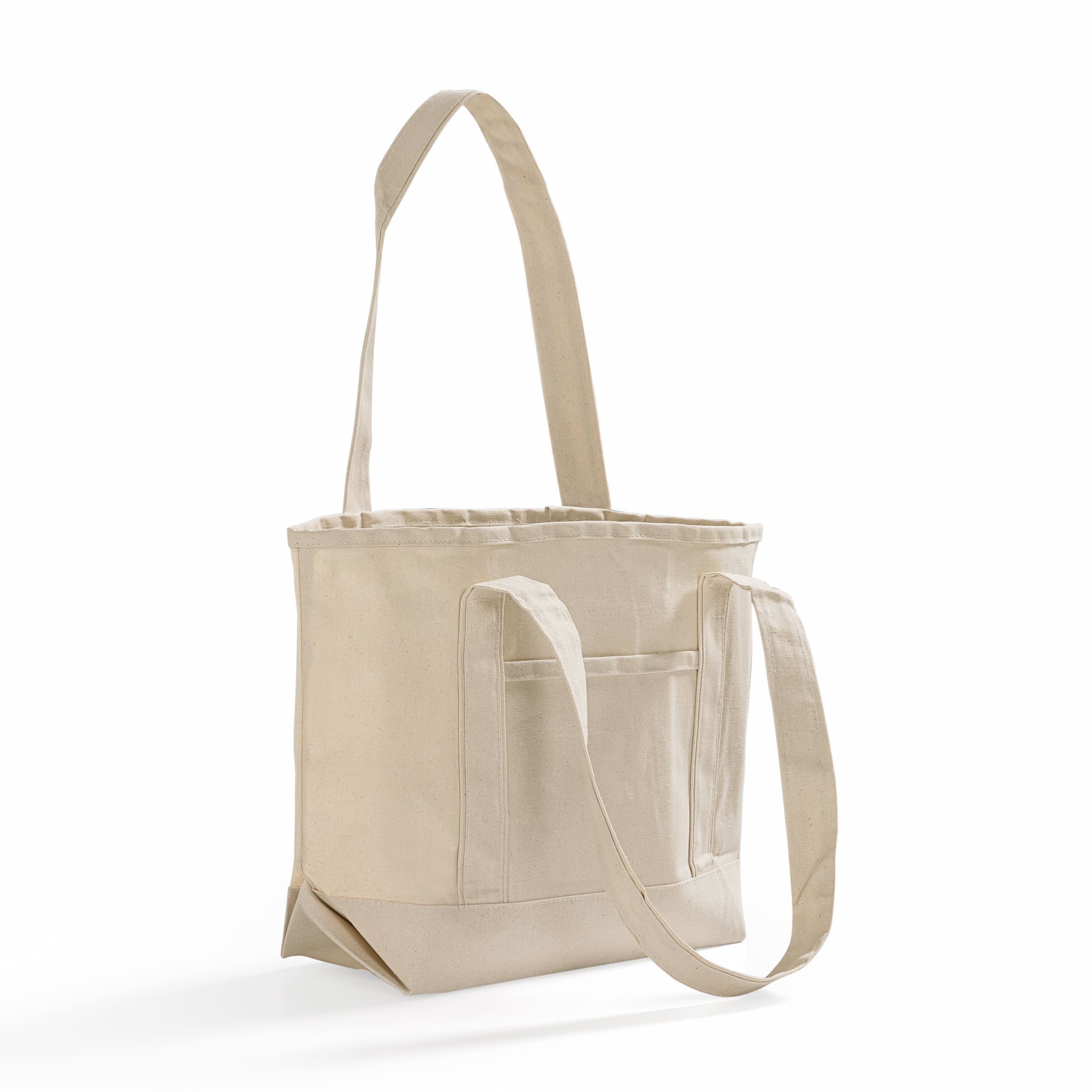 Medium Deluxe Canvas Tote Bag, custom tote bag with logo imprint 16