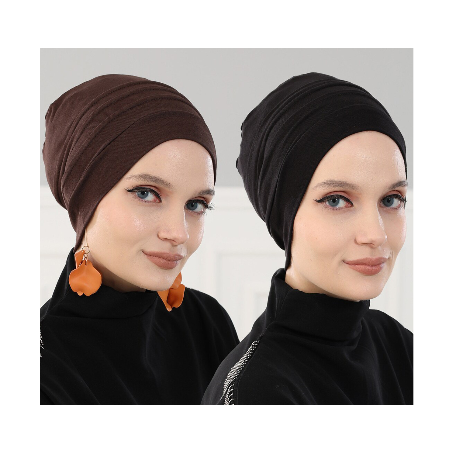women slouchy Snood Hat 6