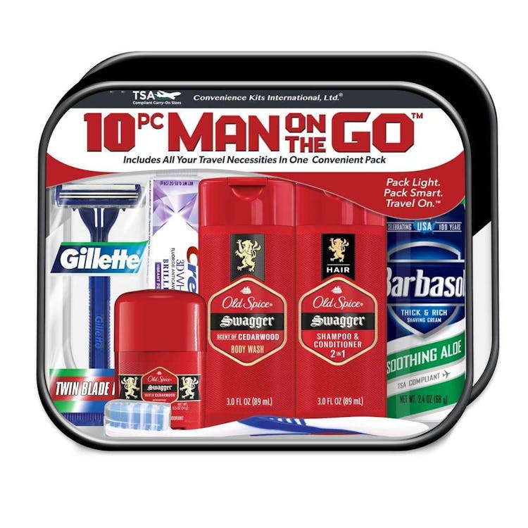 Men's Man On-The-Go Travel Kit 10 Pieces 1