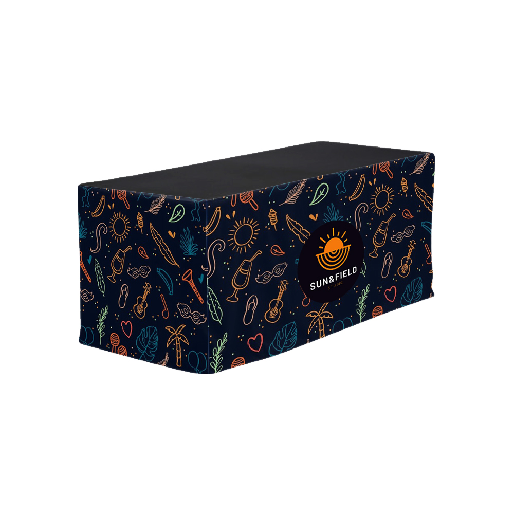 6' Monza™ Fitted Tablecloth, Dye Sublimation Print 2