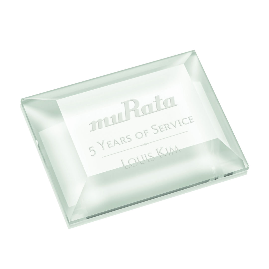 Claughton Paperweight - Deep Etch 1