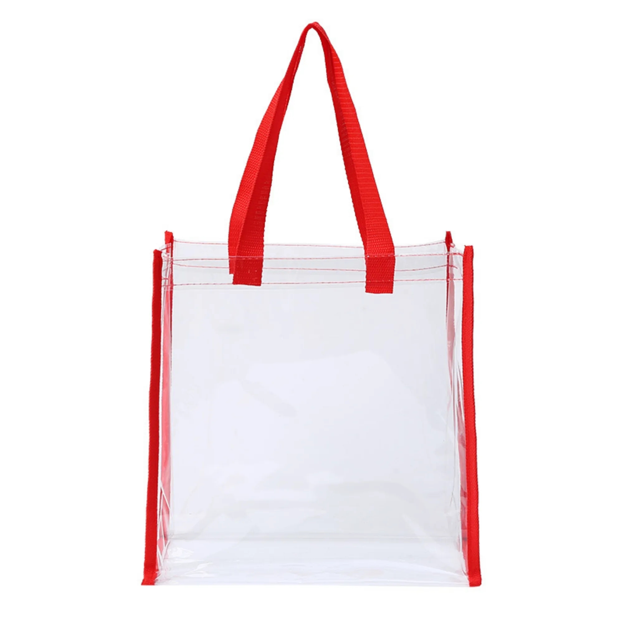 Clear PVC Tote Bag 12"x12"x6" 4