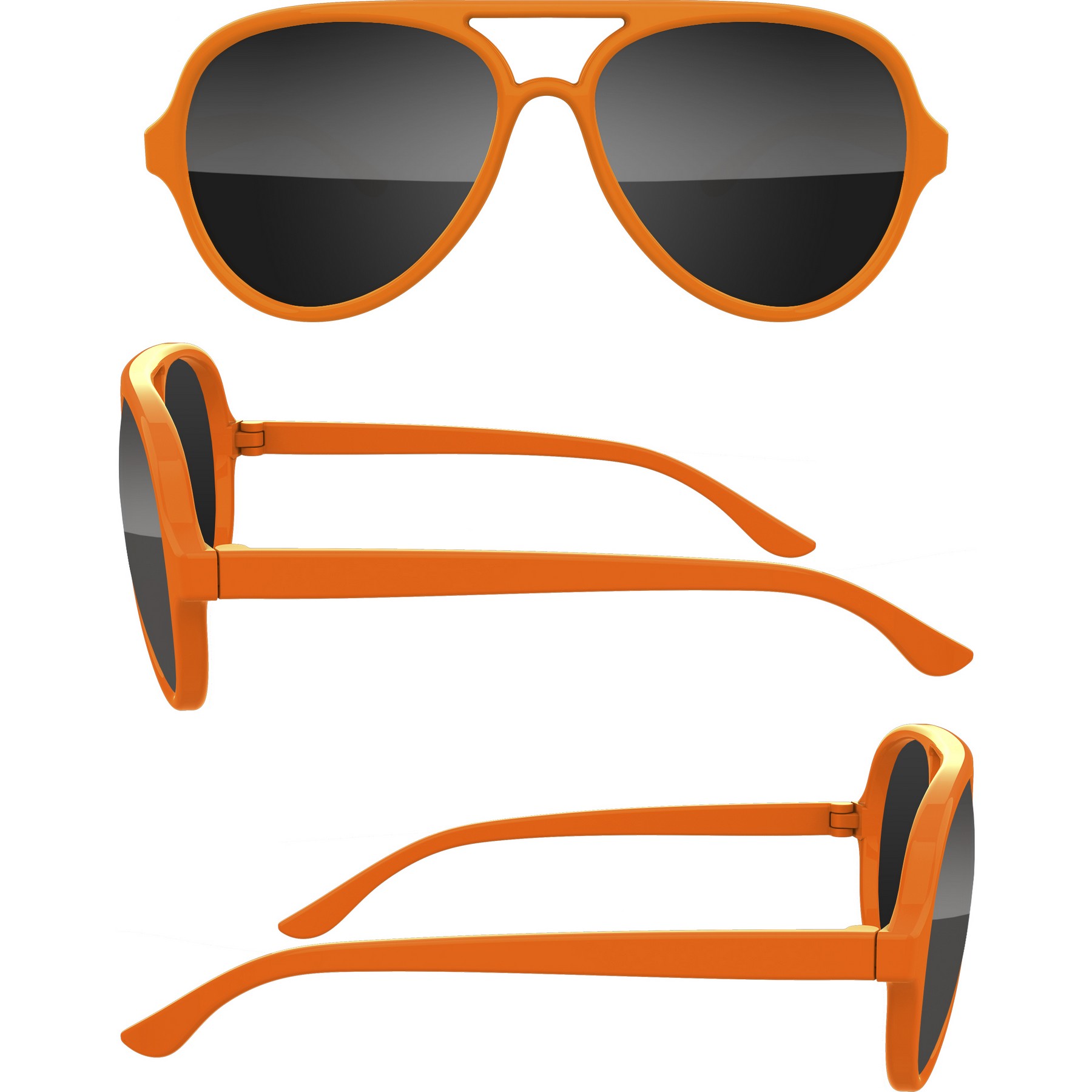 Aviator Sport Sunglasses w/ Full Color Arm Imprint 14