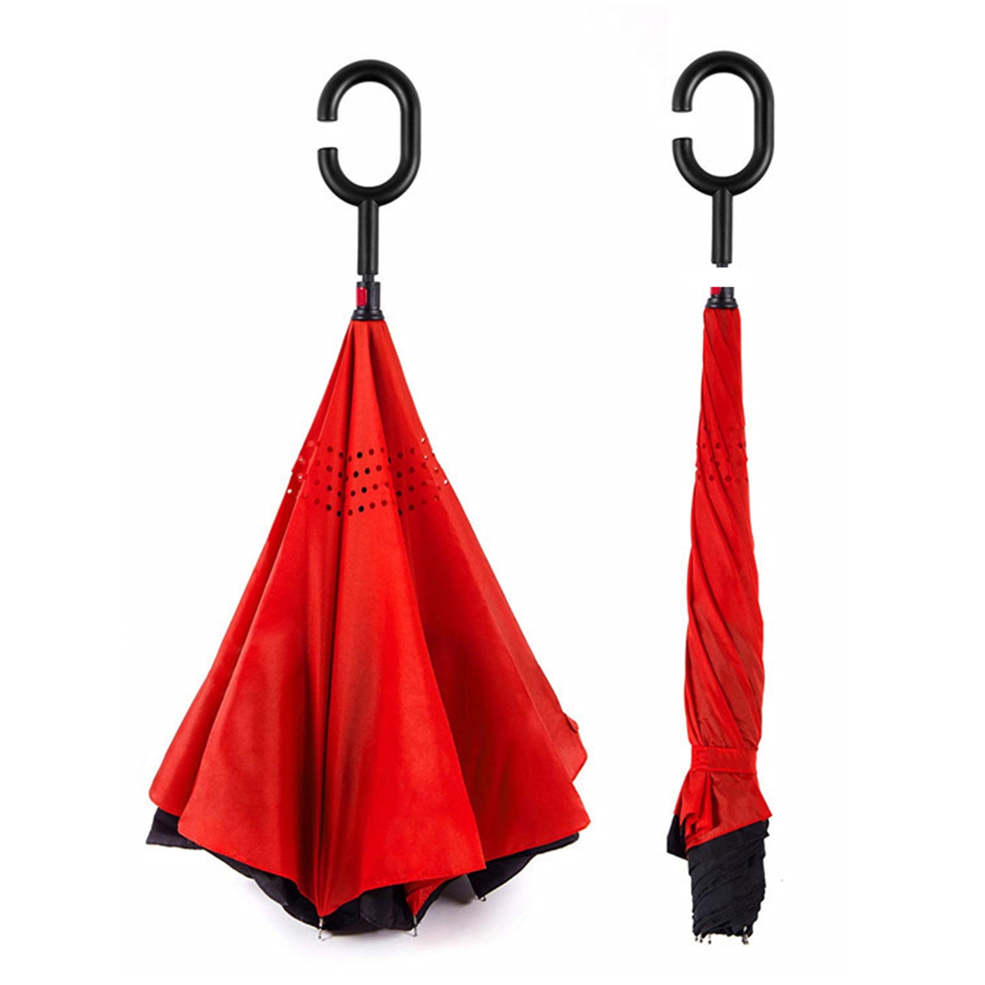 Inverted Umbrella With C-shaped Handle MOQ 50PCS 1