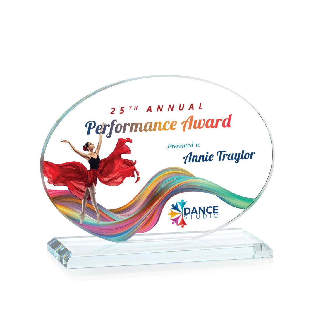 Austin (Horiz) VividPrint™ Award -  Clear 4