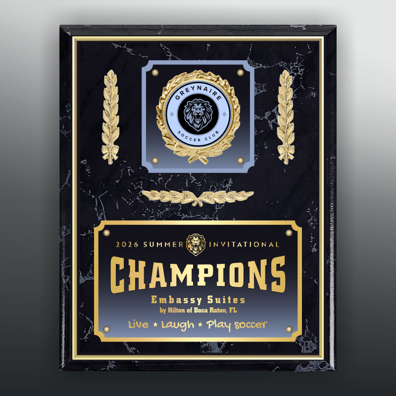 Gold Edge Plaques 3