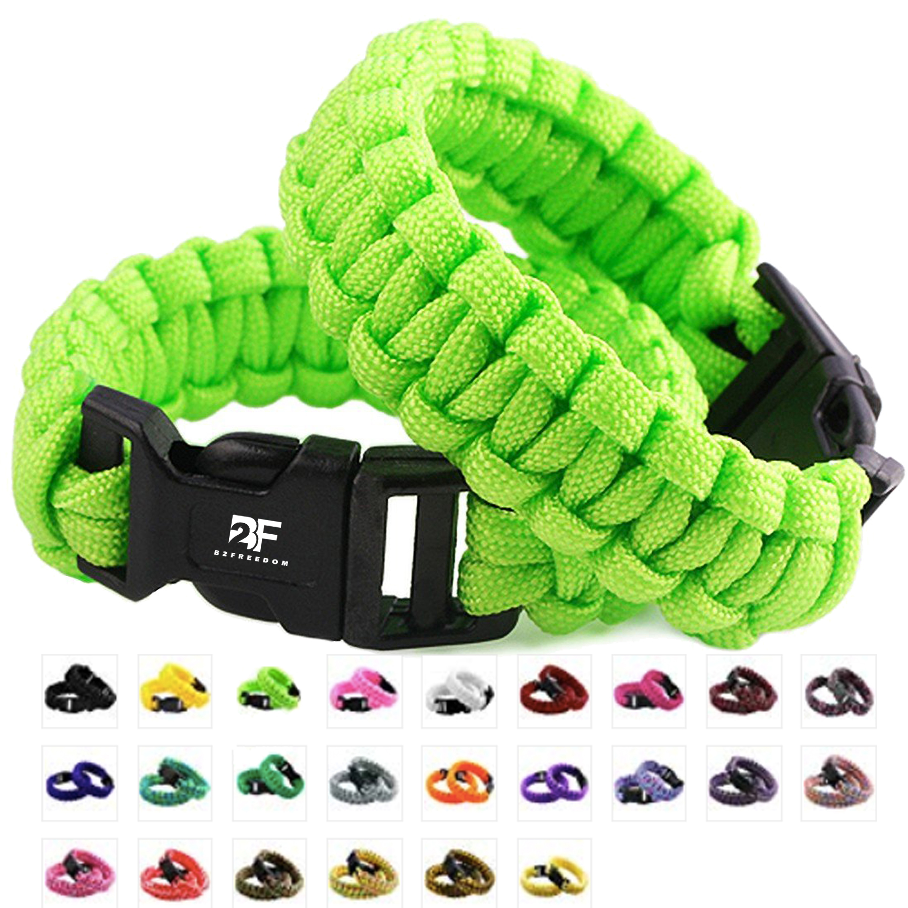 Outdoor Wraps Emergency Paracord Bracelet 2