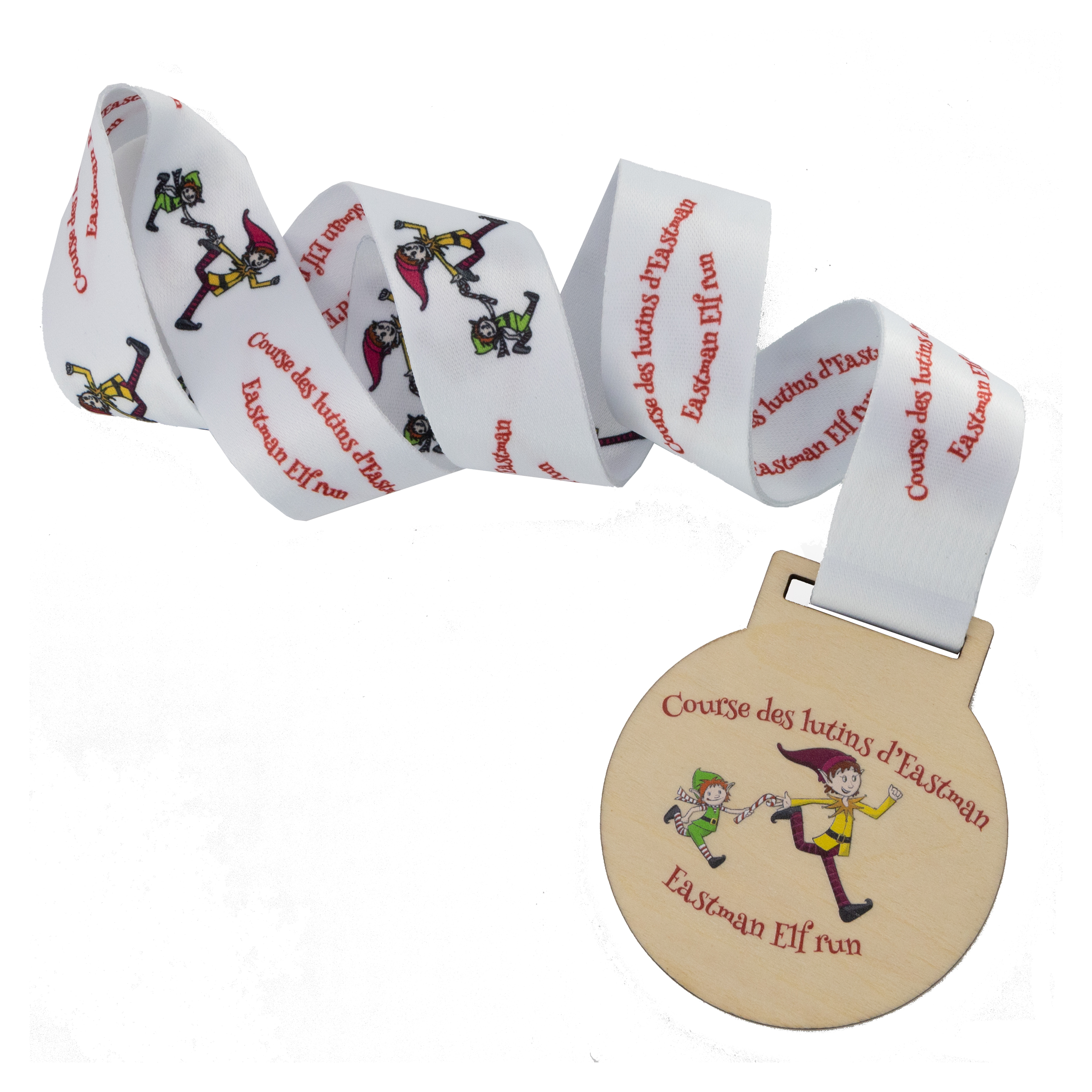 Custom Wood Medals Full Color (1-1/2") 7