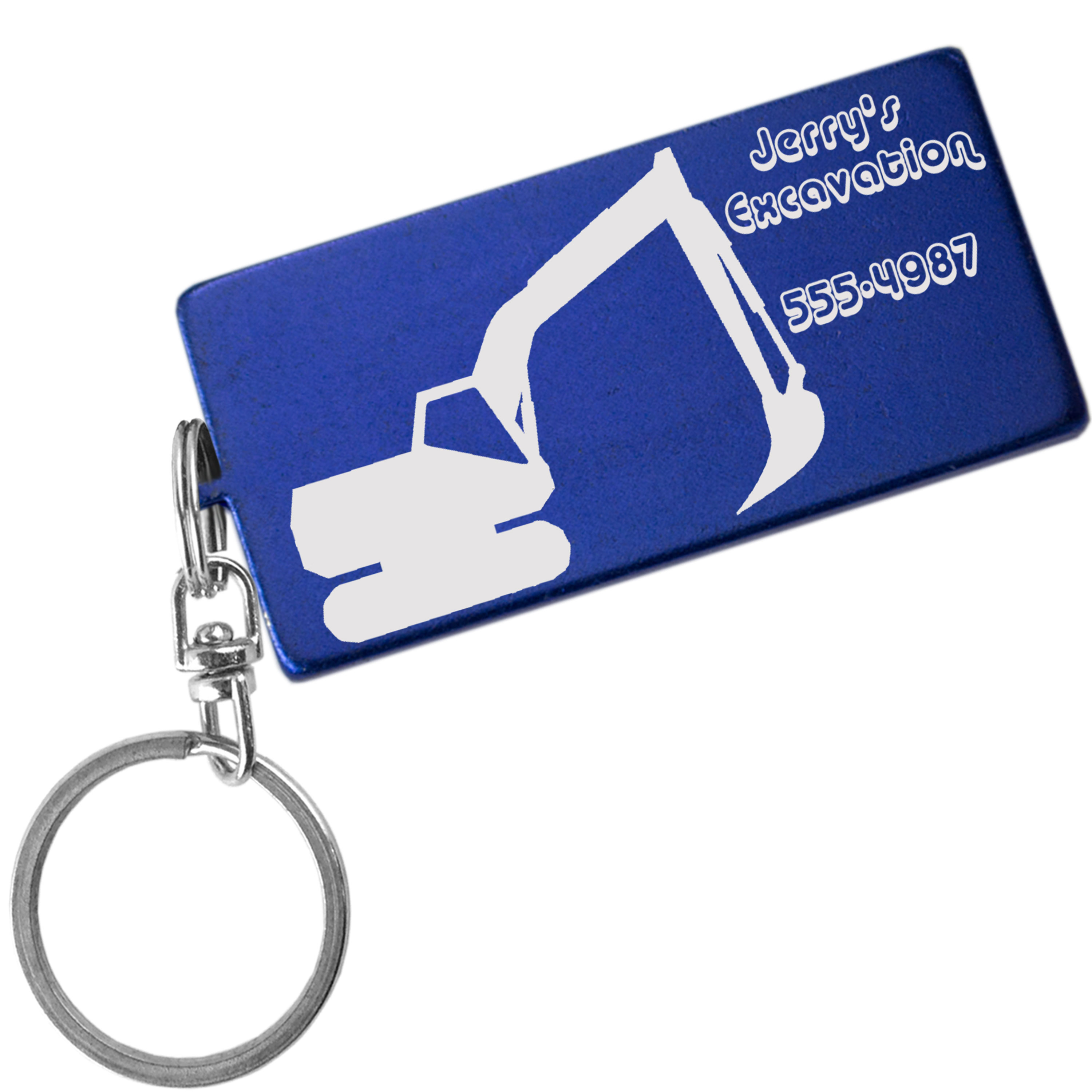 Rectangle Key Chain 2