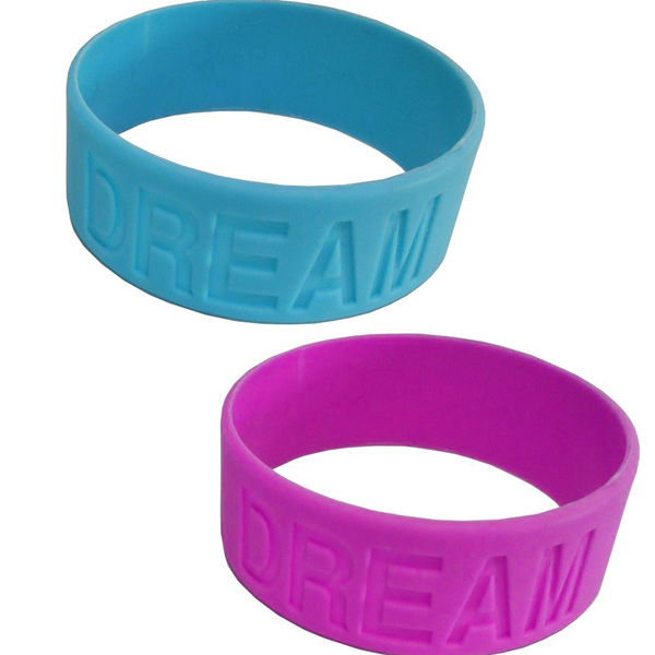Debossed Silicone Bracelet 1