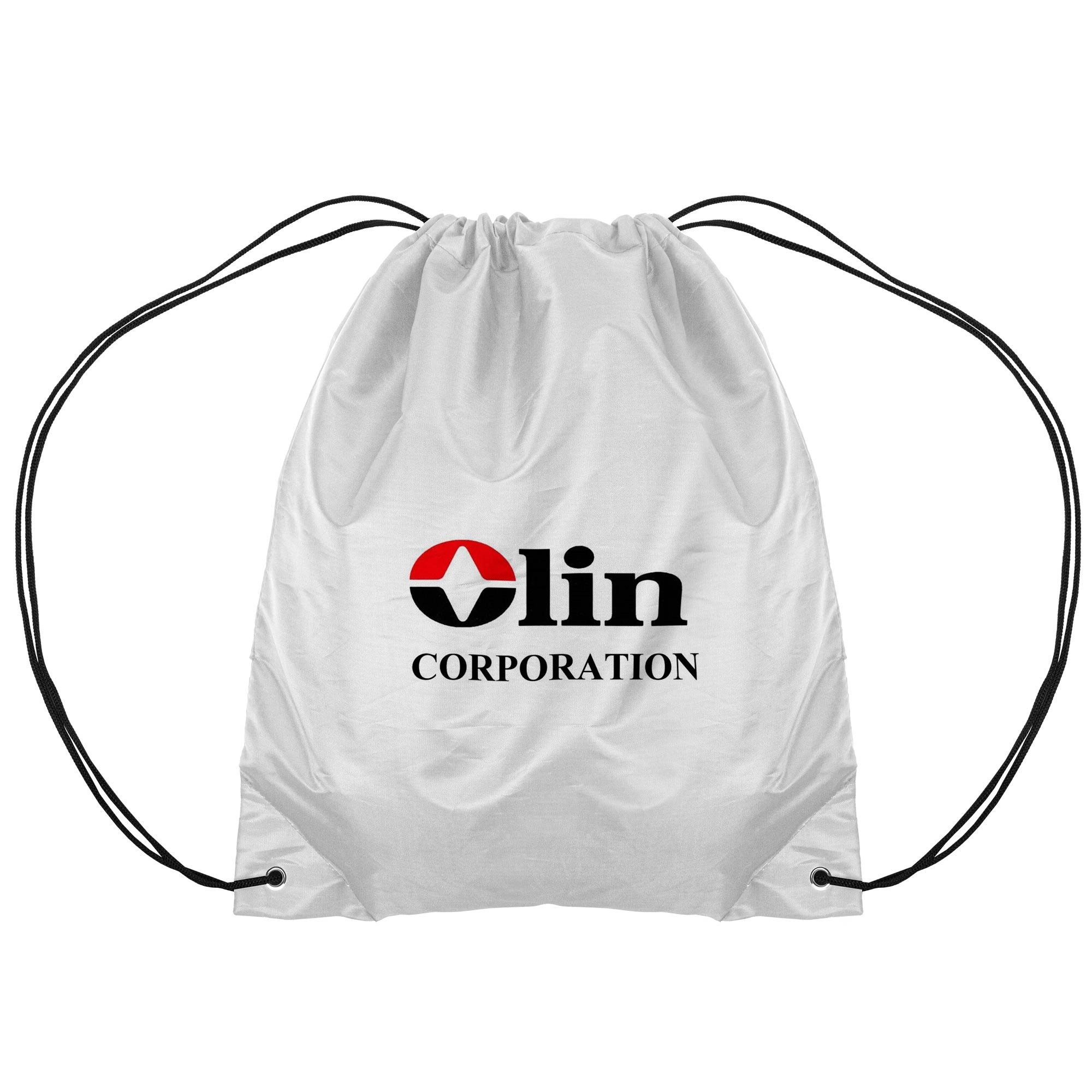 14.5x17.5 210D Polyester Drawstring Backpack 14