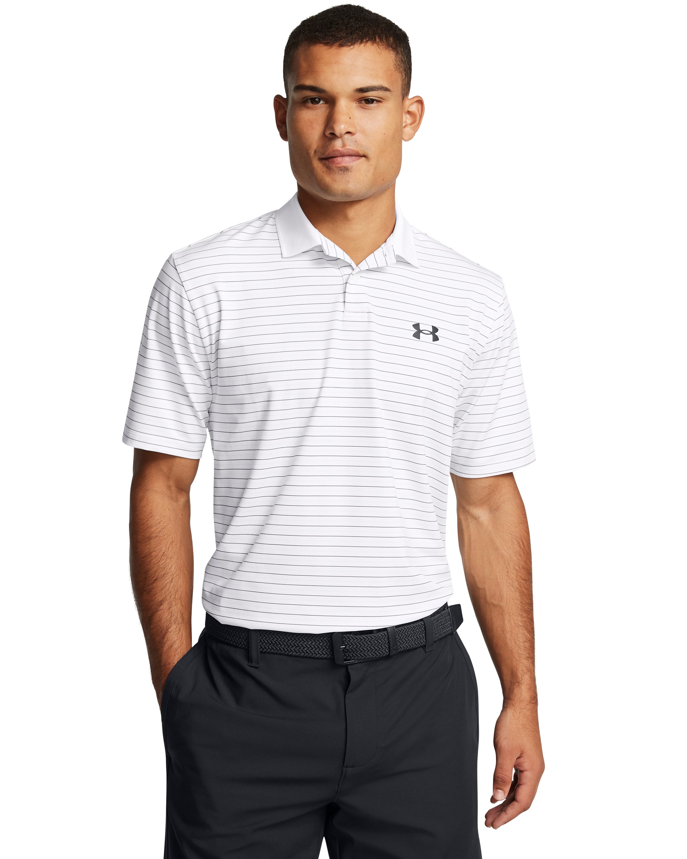 UA Matchplay Stripe Men's Polo 14