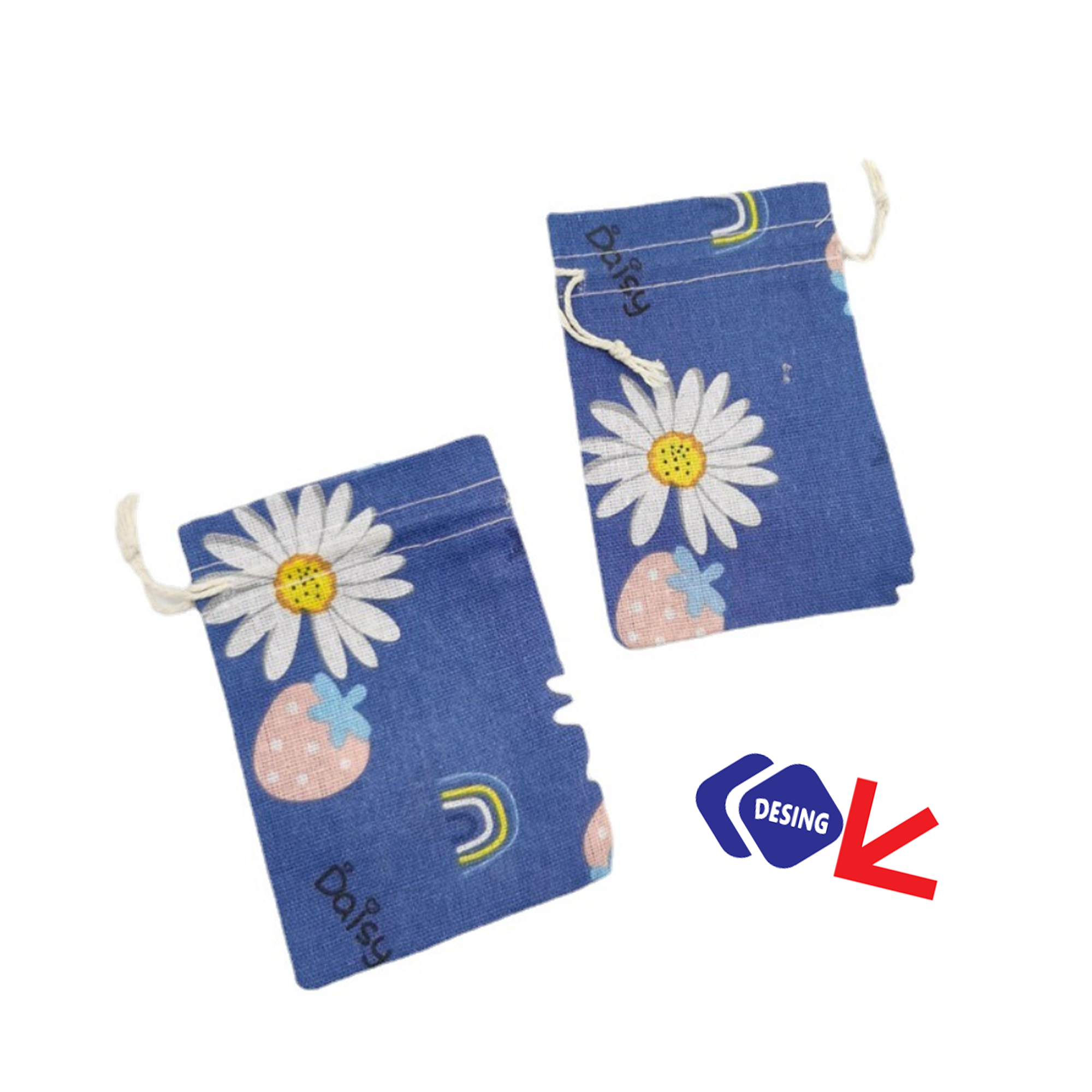 Breathable Drawstring Bags Gift Pouch (5.5"L X 4"W) 1