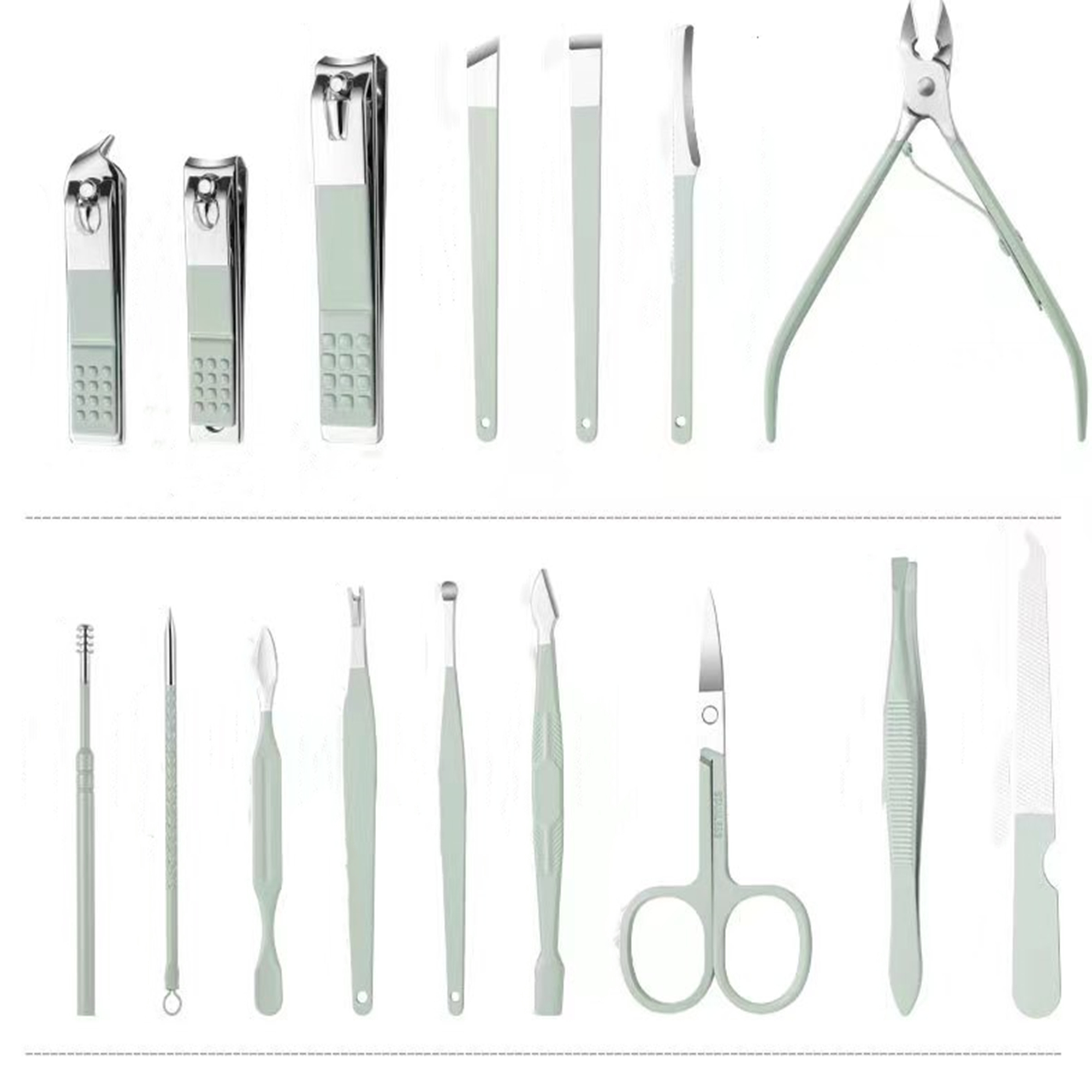 16 In 1 Manicure Set Nail Clippers Pedicure Kit 3