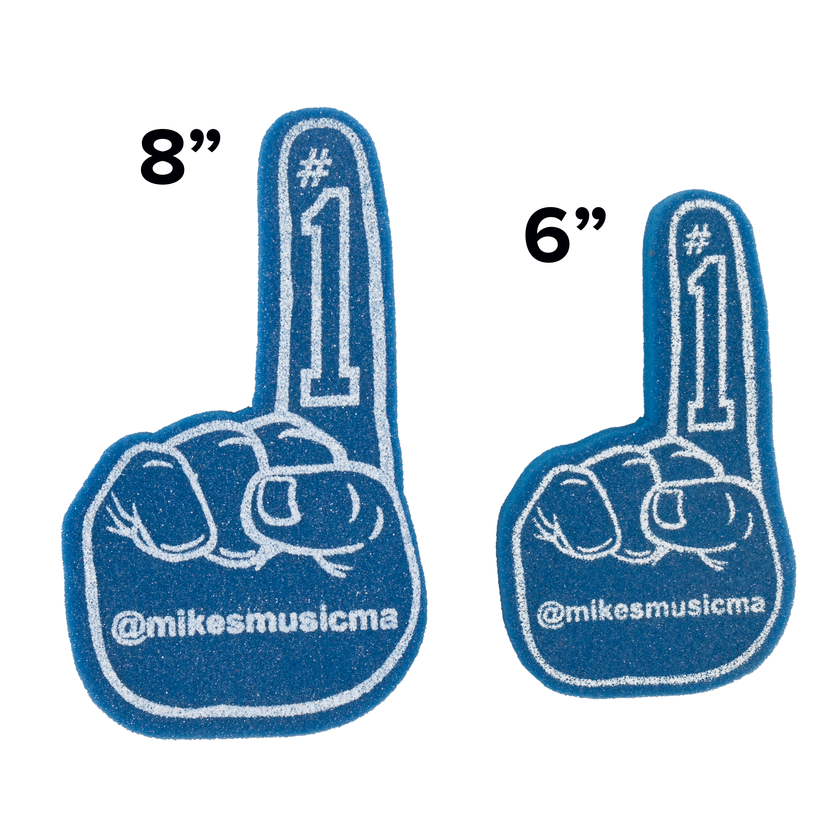 8" #1 Finger Foam Mini 15