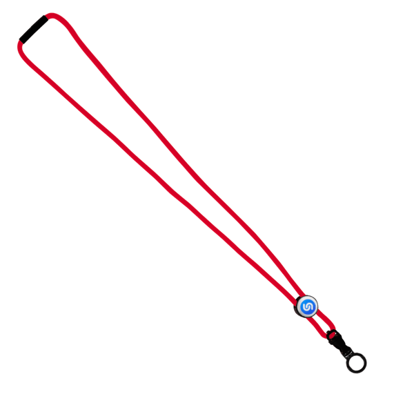 3/16" Nylon Cord Lanyard with Snap-Buckle Release, Standard O-Ring & Slider 34