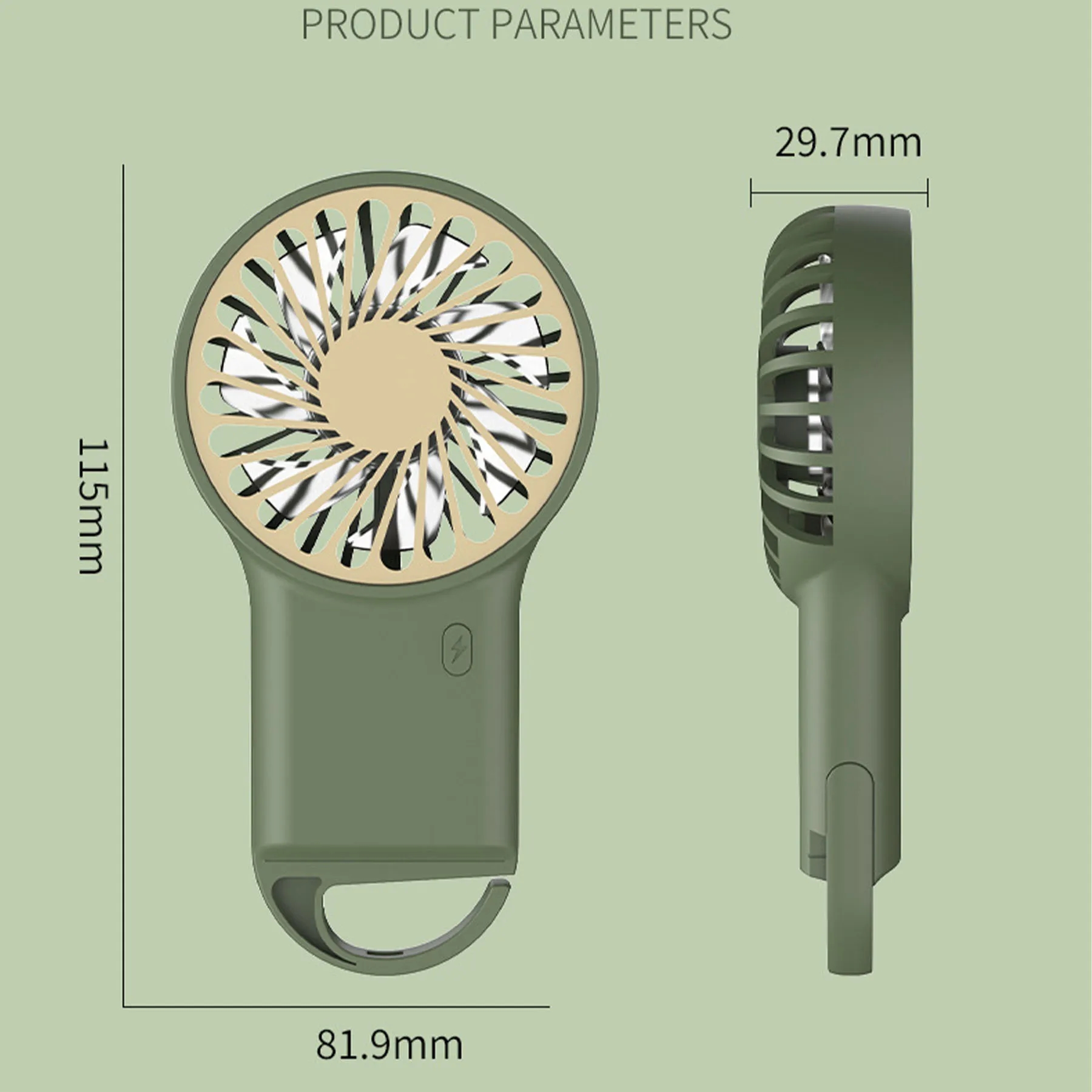 Pocket Mini 3-Speed Fan 2