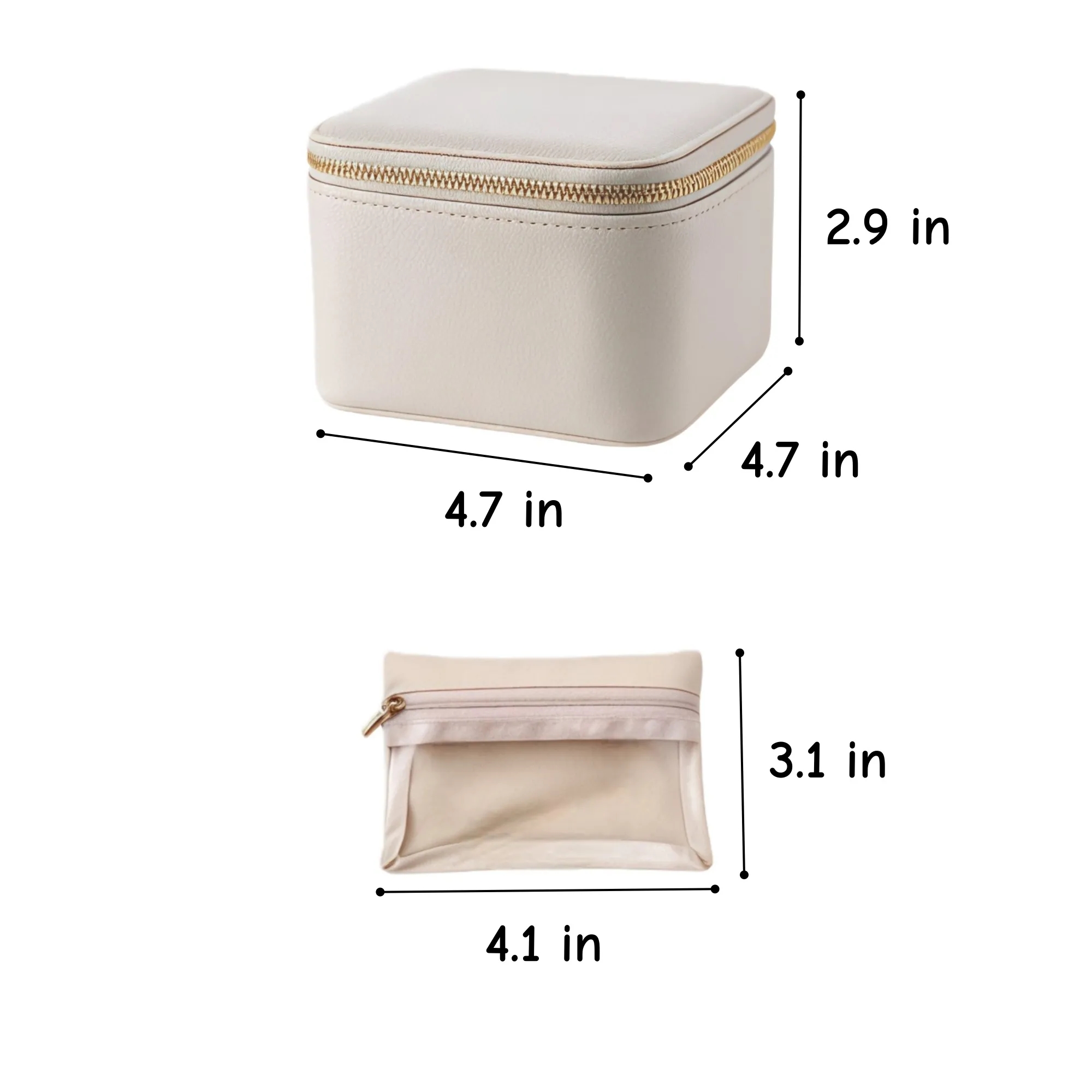 Womens Leather Jewelry Box Wedding Bridal 5