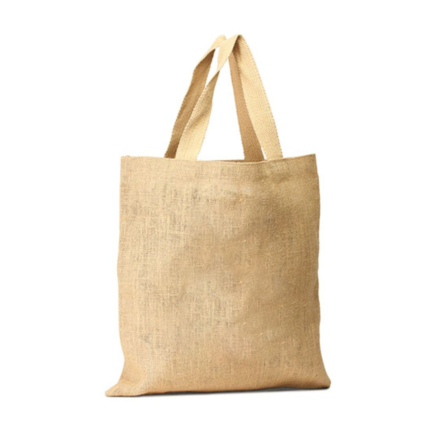 Unlaminated Jute Shopping Bag, custom tote bag with logo imprint 3
