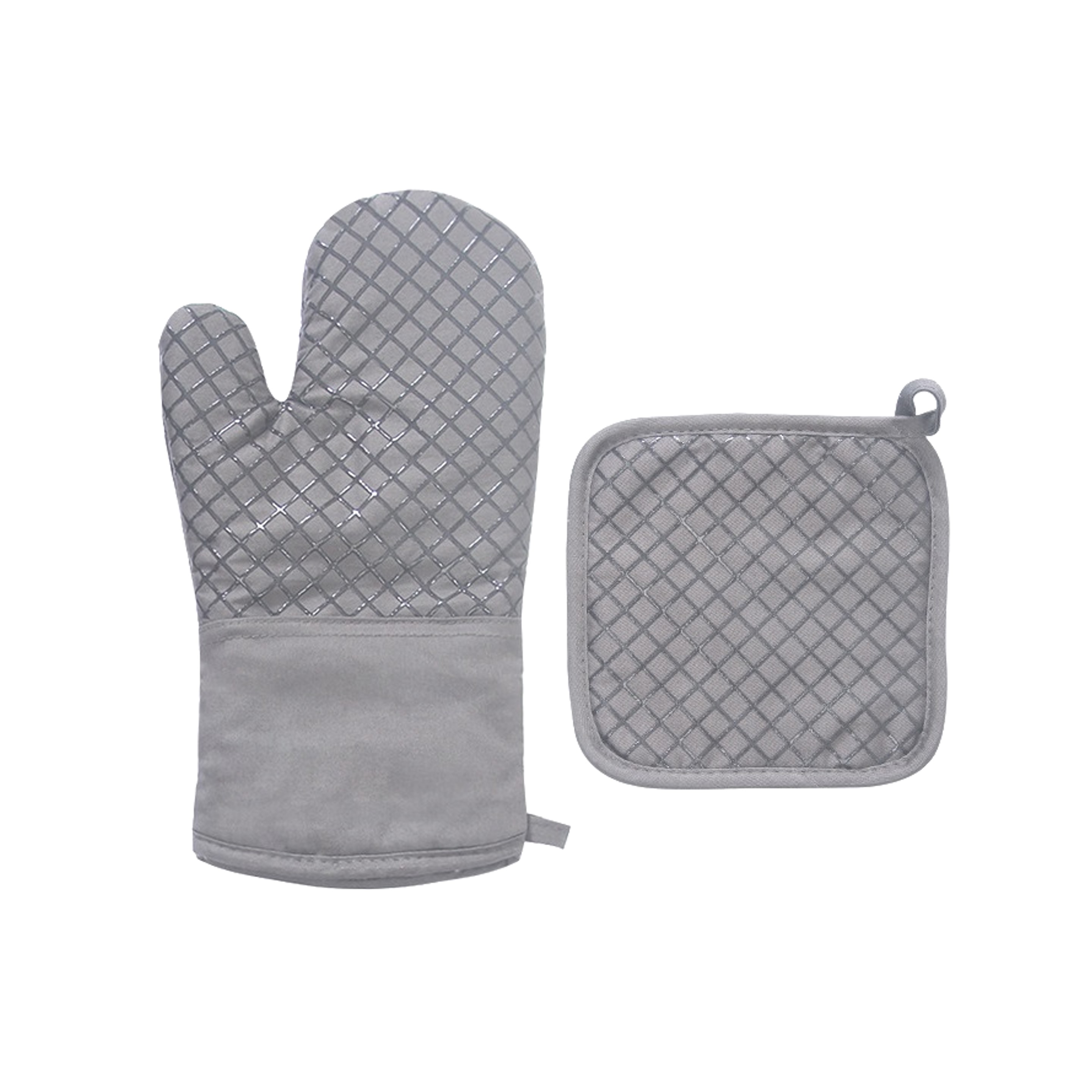 Oven Mitt and Pot Holder Set 4