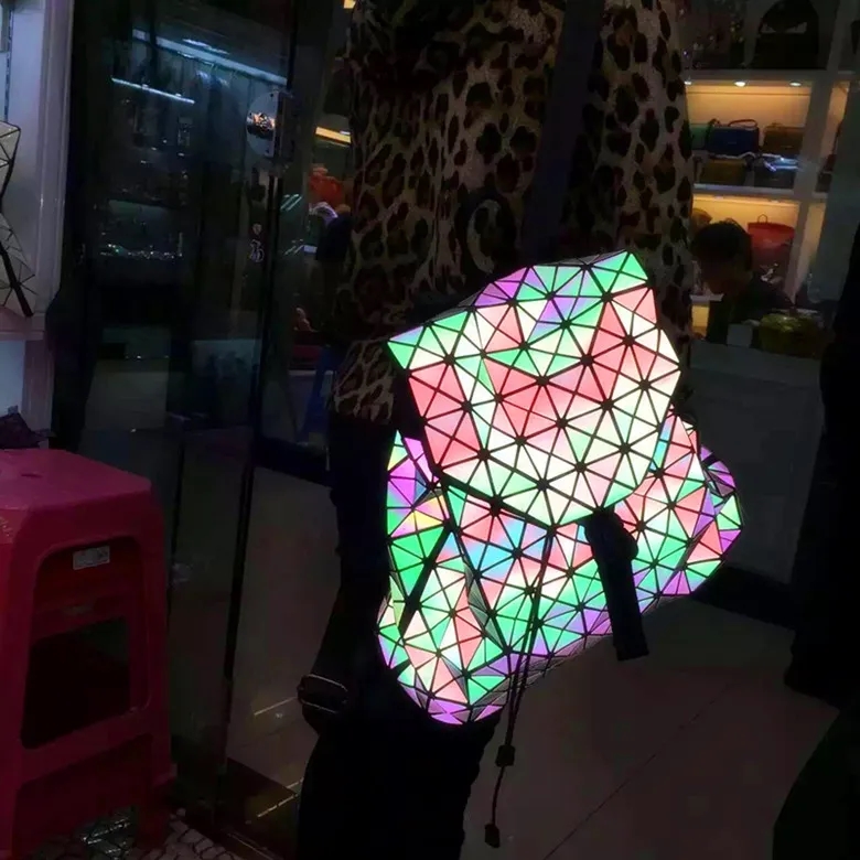 Luminous Geometric Backpack 3