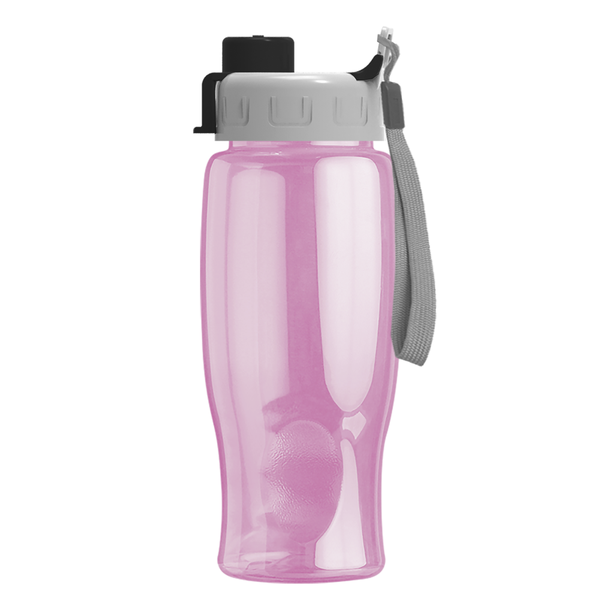 Poly-pure - 27 oz. Transparent Bottle with Quick Snap 11