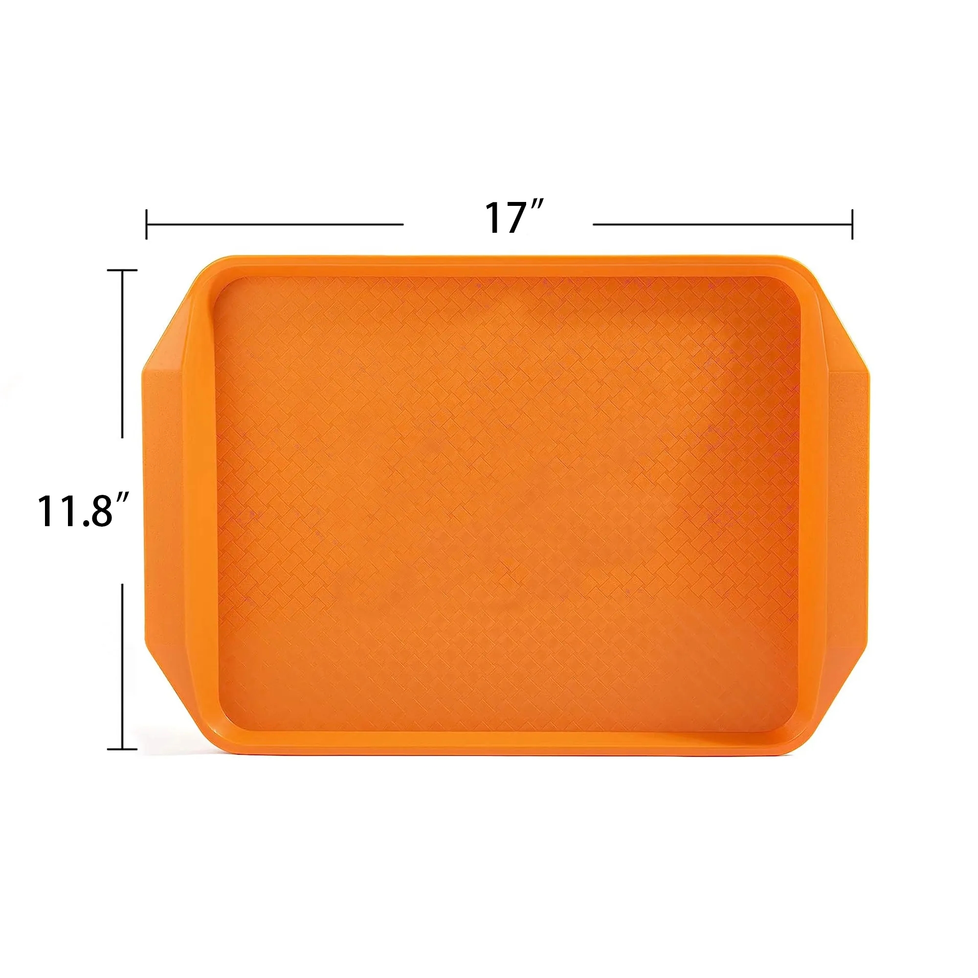 MOQ 20pcs Hotel Restaurant Square Amphora Plastic Tray 3